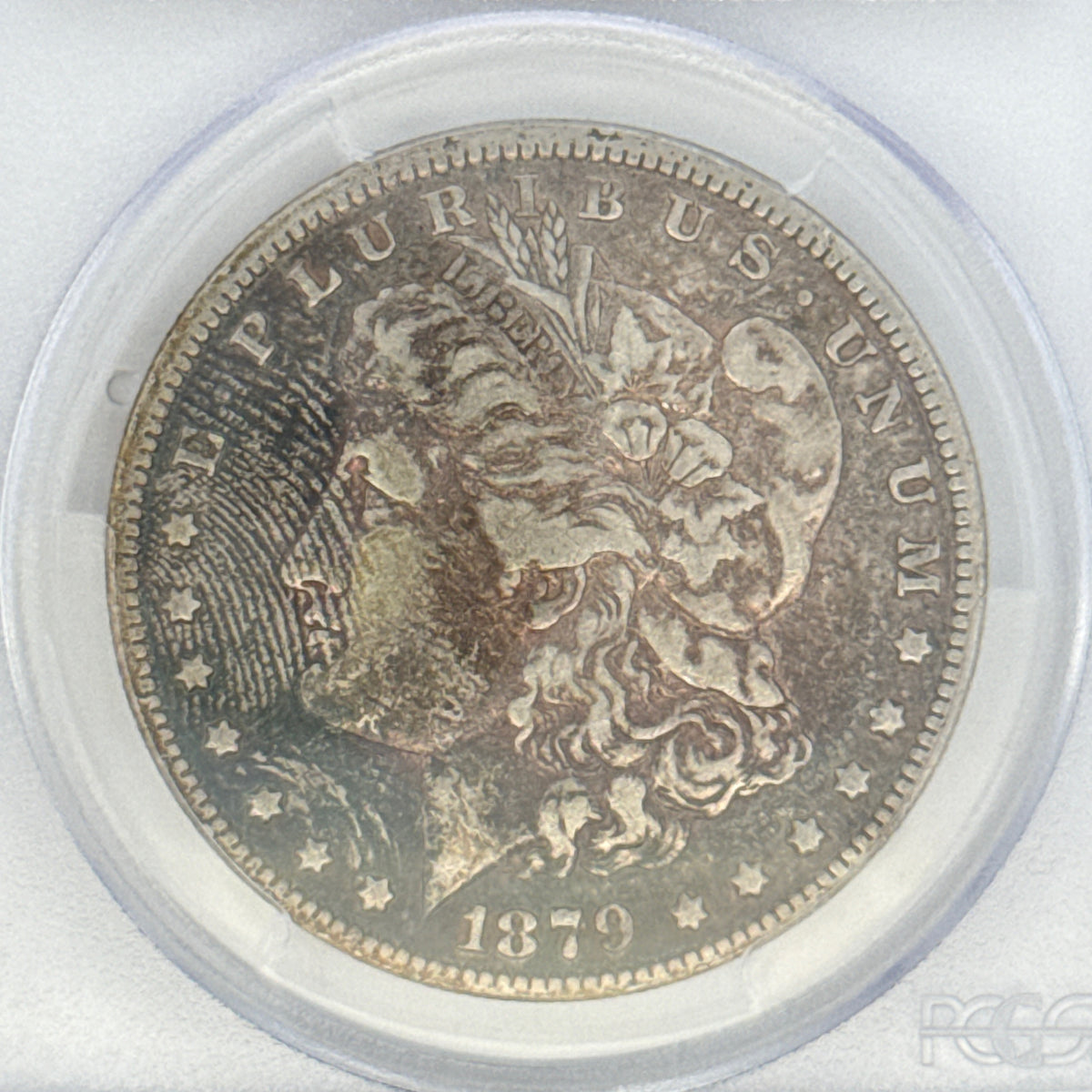 1879 Morgan Silver Dollar F15 PCGS Graded