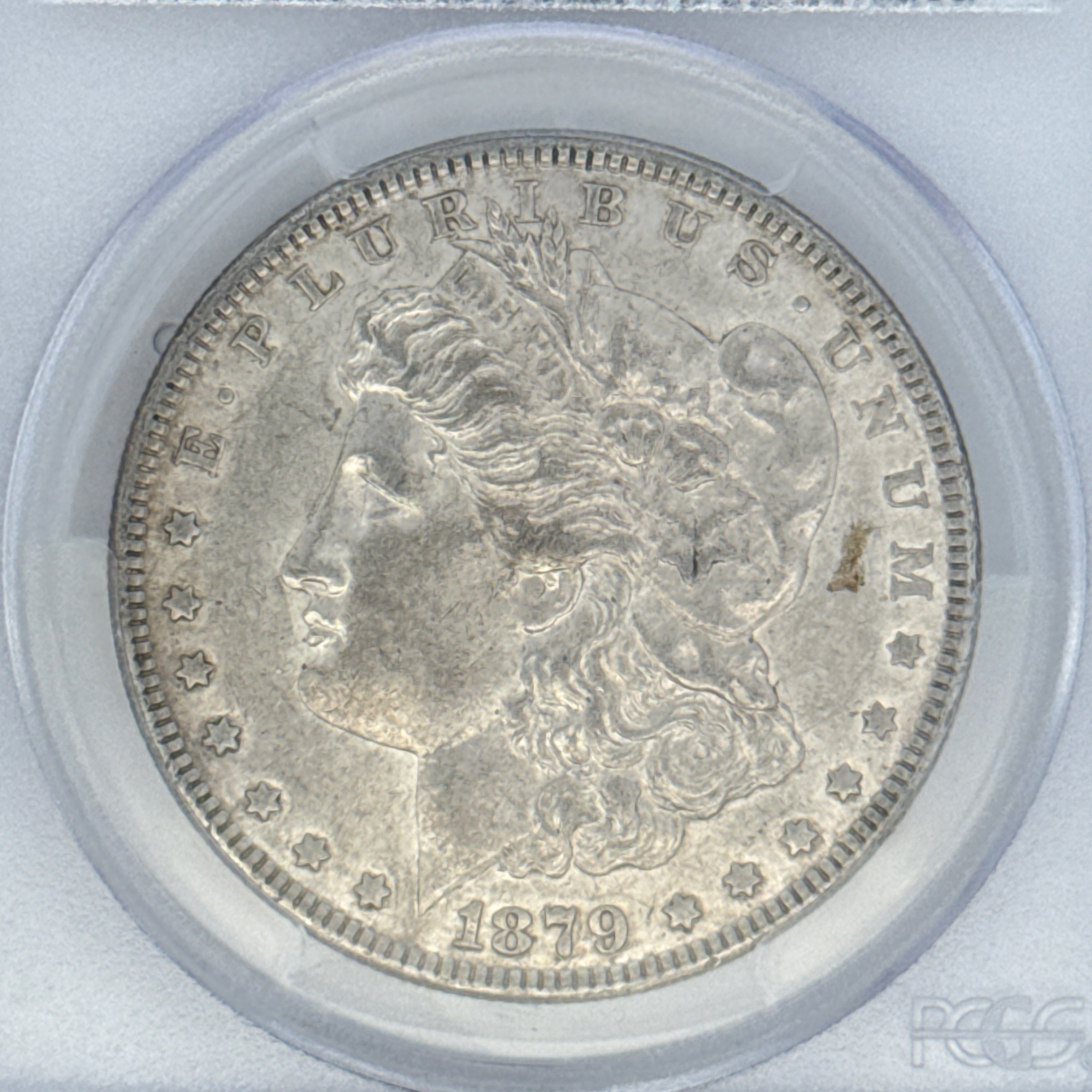 1879 Morgan Silver Dollar AU55 PCGS Graded