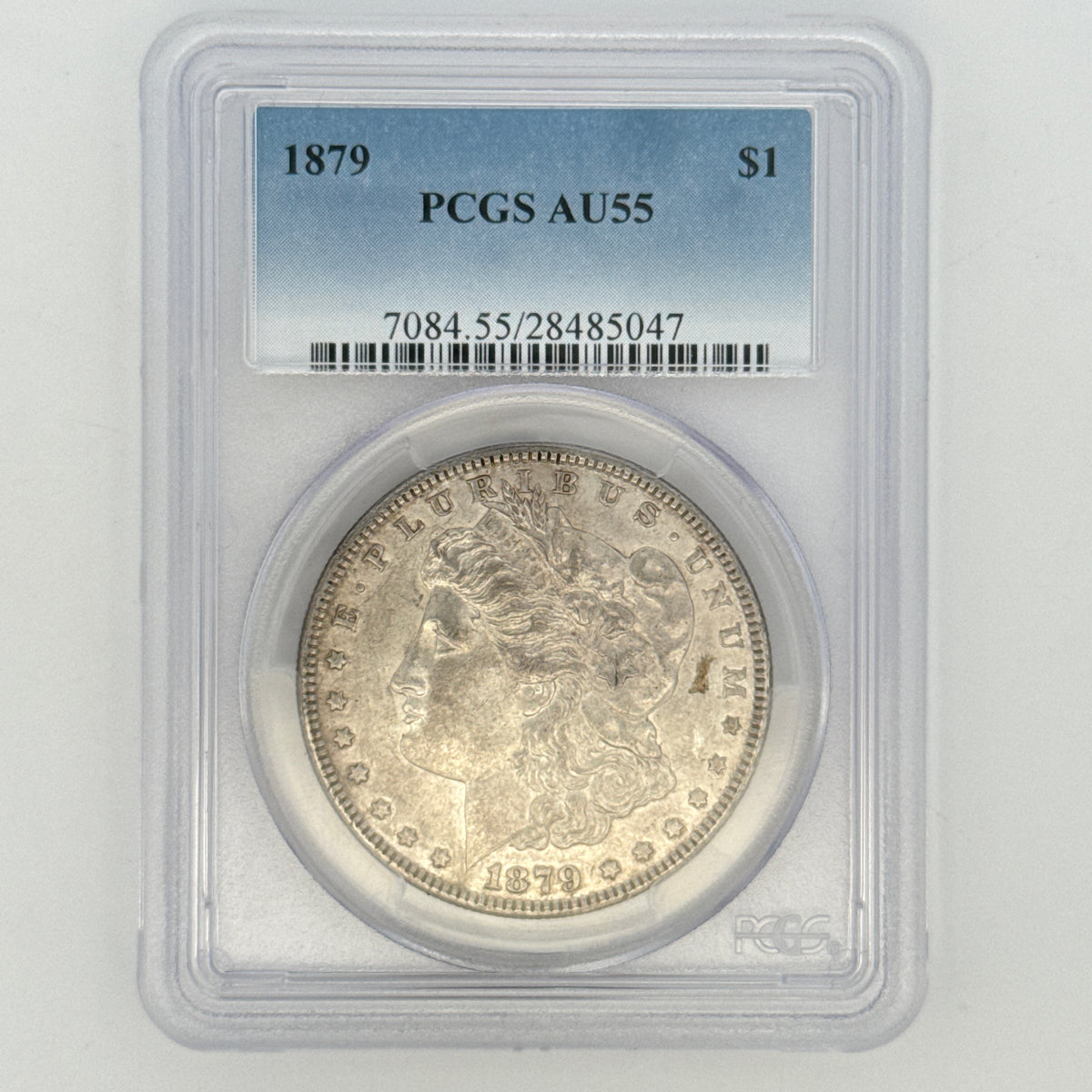 1879 Morgan Silver Dollar AU55 PCGS Graded