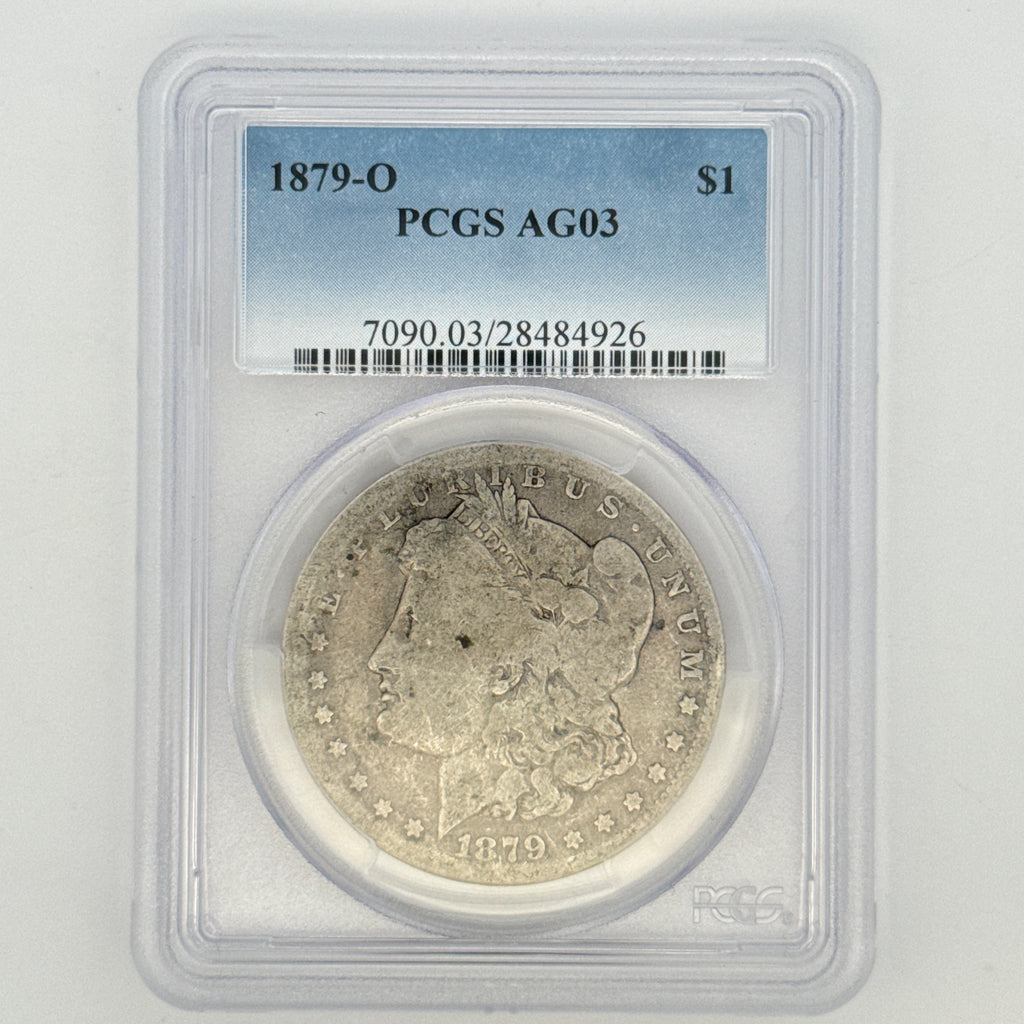 1879-S Morgan Silver Dollar AG3 PCGS Graded