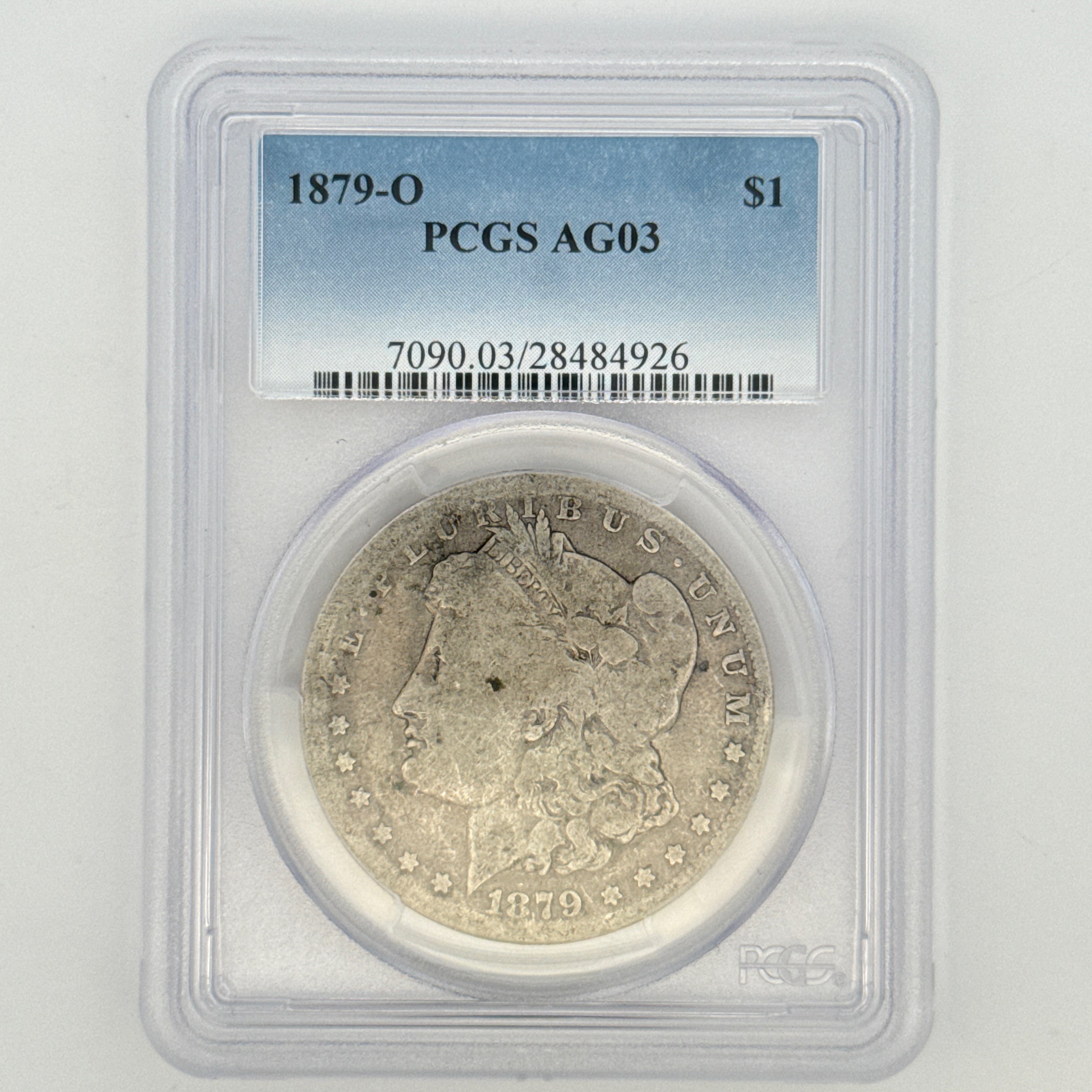 1879-S Morgan Silver Dollar AG3 PCGS Graded