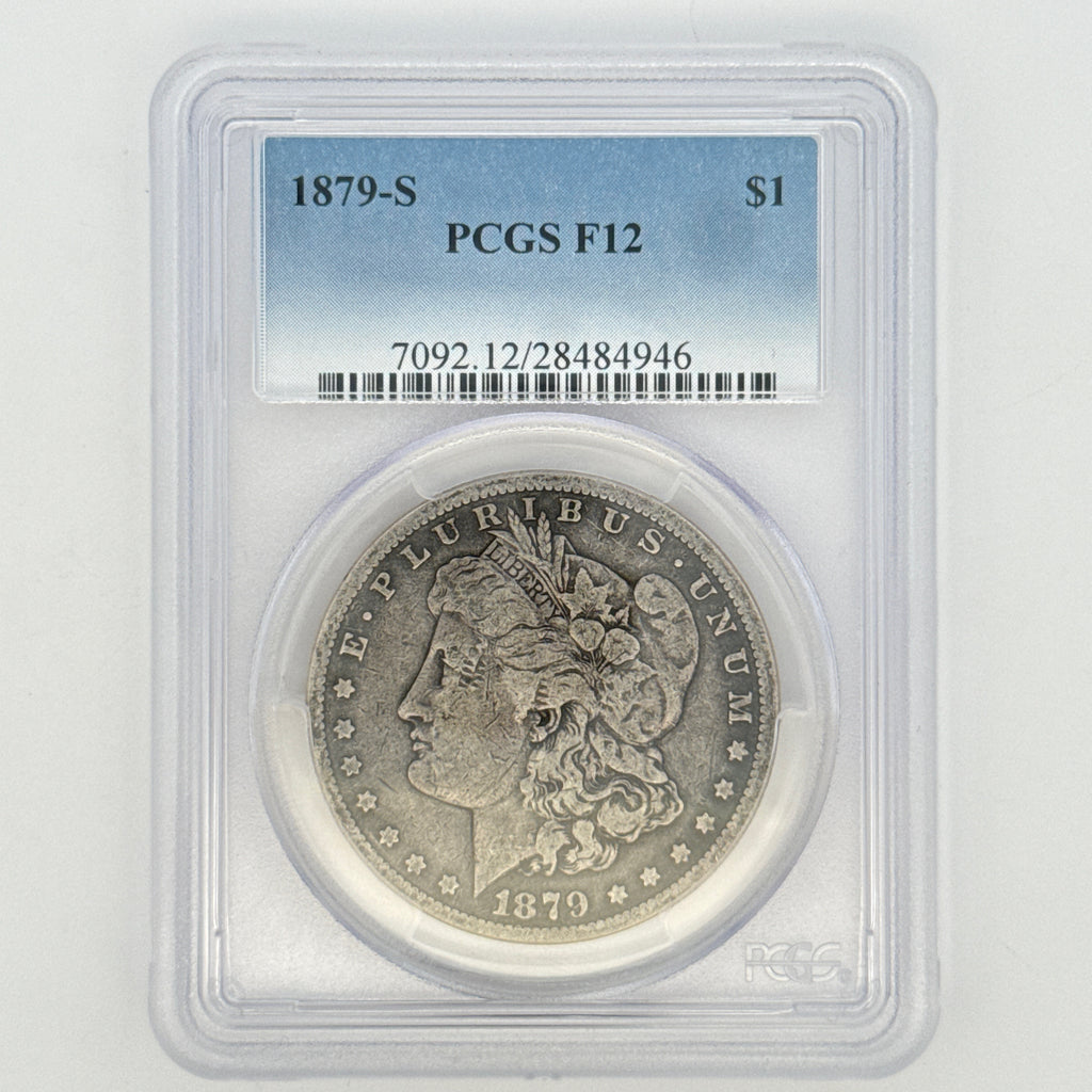 1879-O Morgan Silver Dollar F12 PCGS Graded