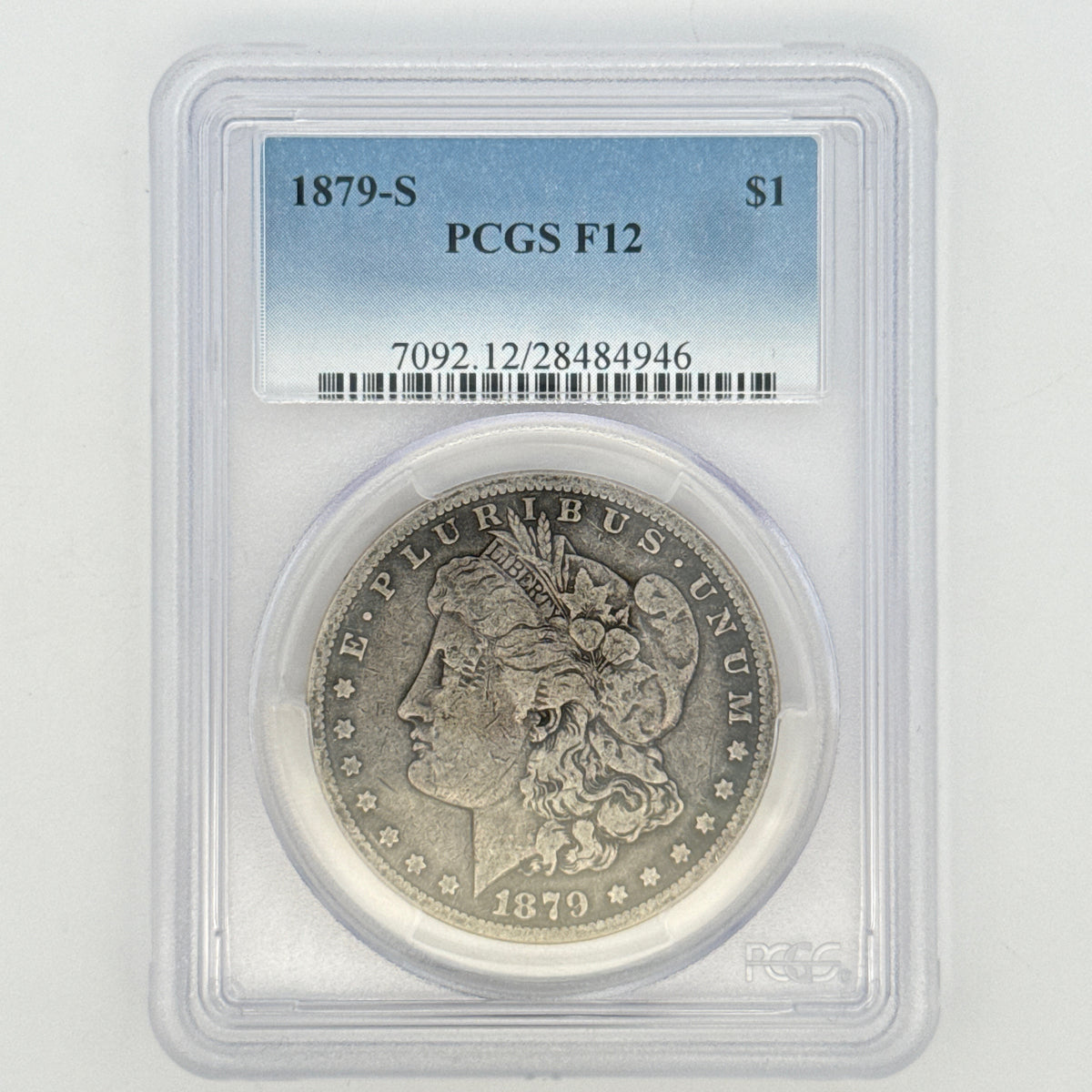 1879-O Morgan Silver Dollar F12 PCGS Graded
