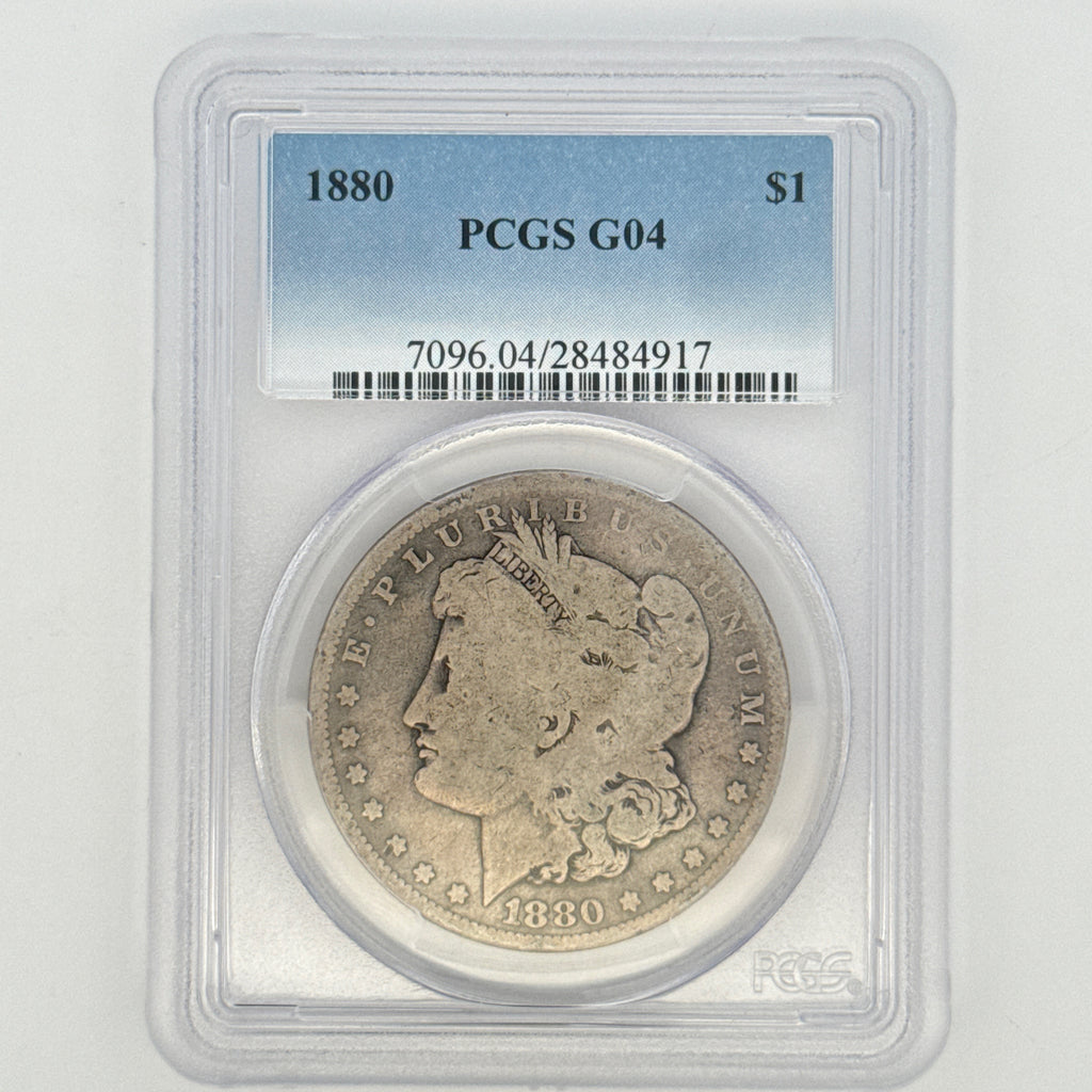 1880 Morgan Silver Dollar G4 PCGS Graded