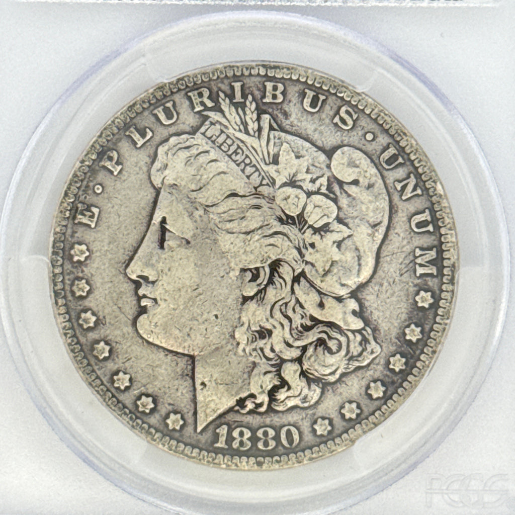 1880-O Morgan Silver Dollar F12 PCGS Graded