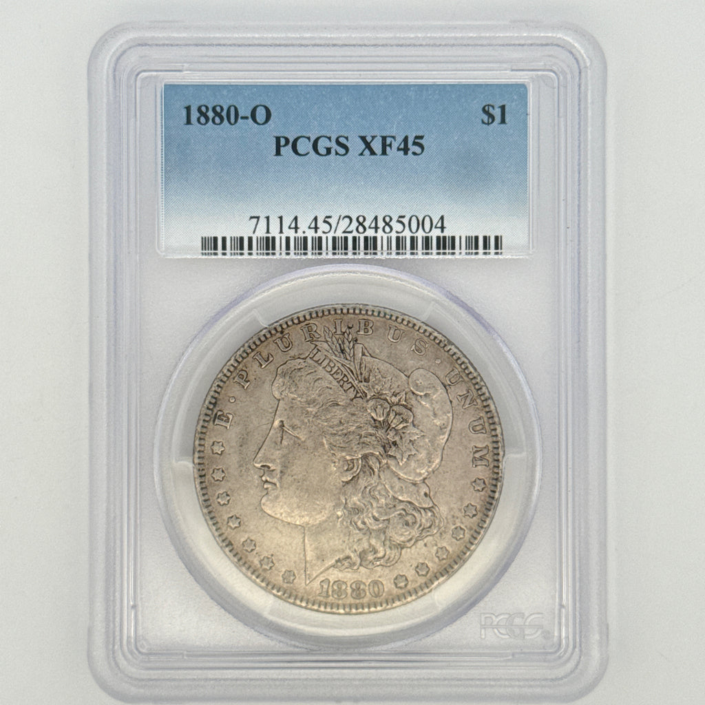 1880-O Morgan Silver Dollar XF45 PCGS Graded
