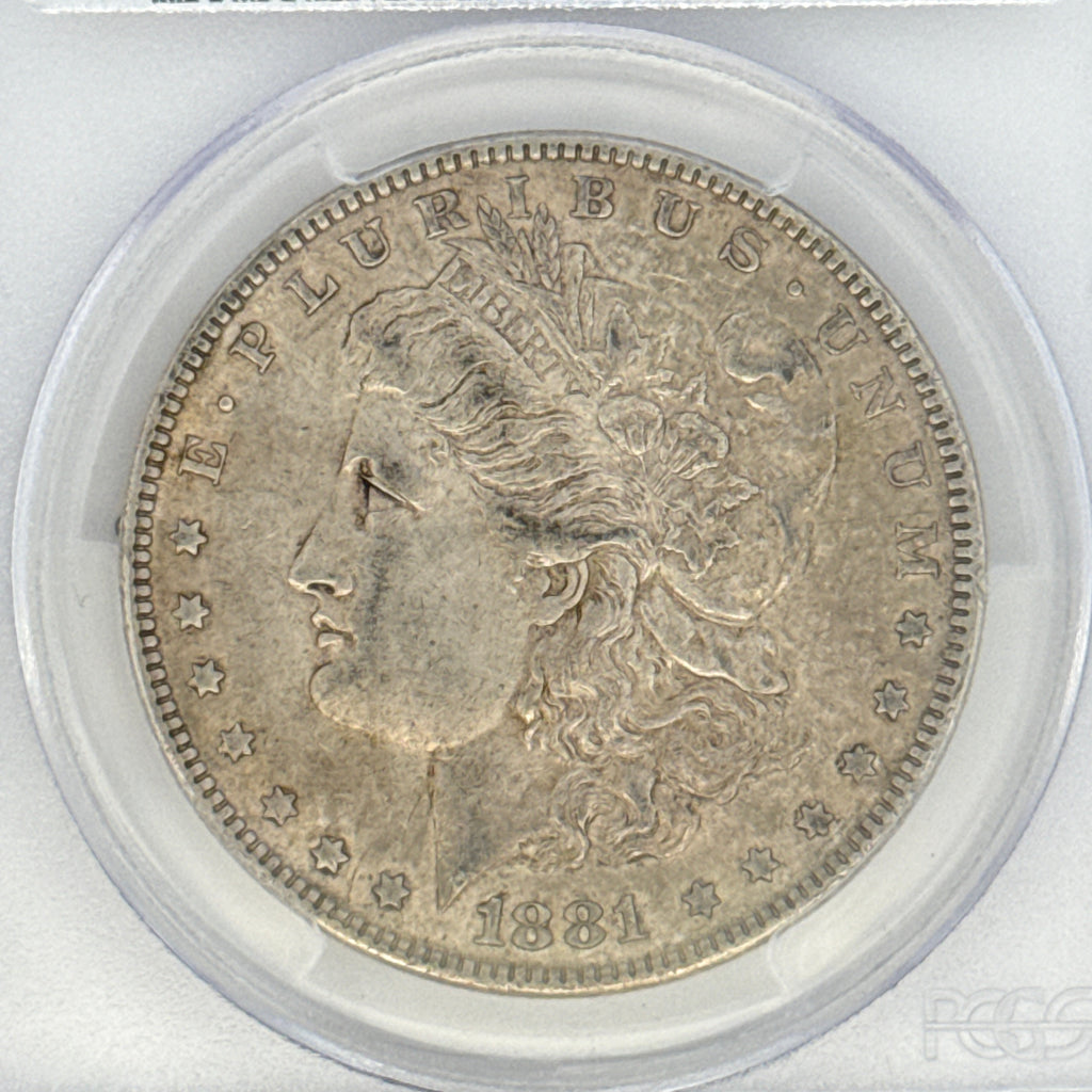 1881 Morgan Silver Dollar AU53 PCGS Graded