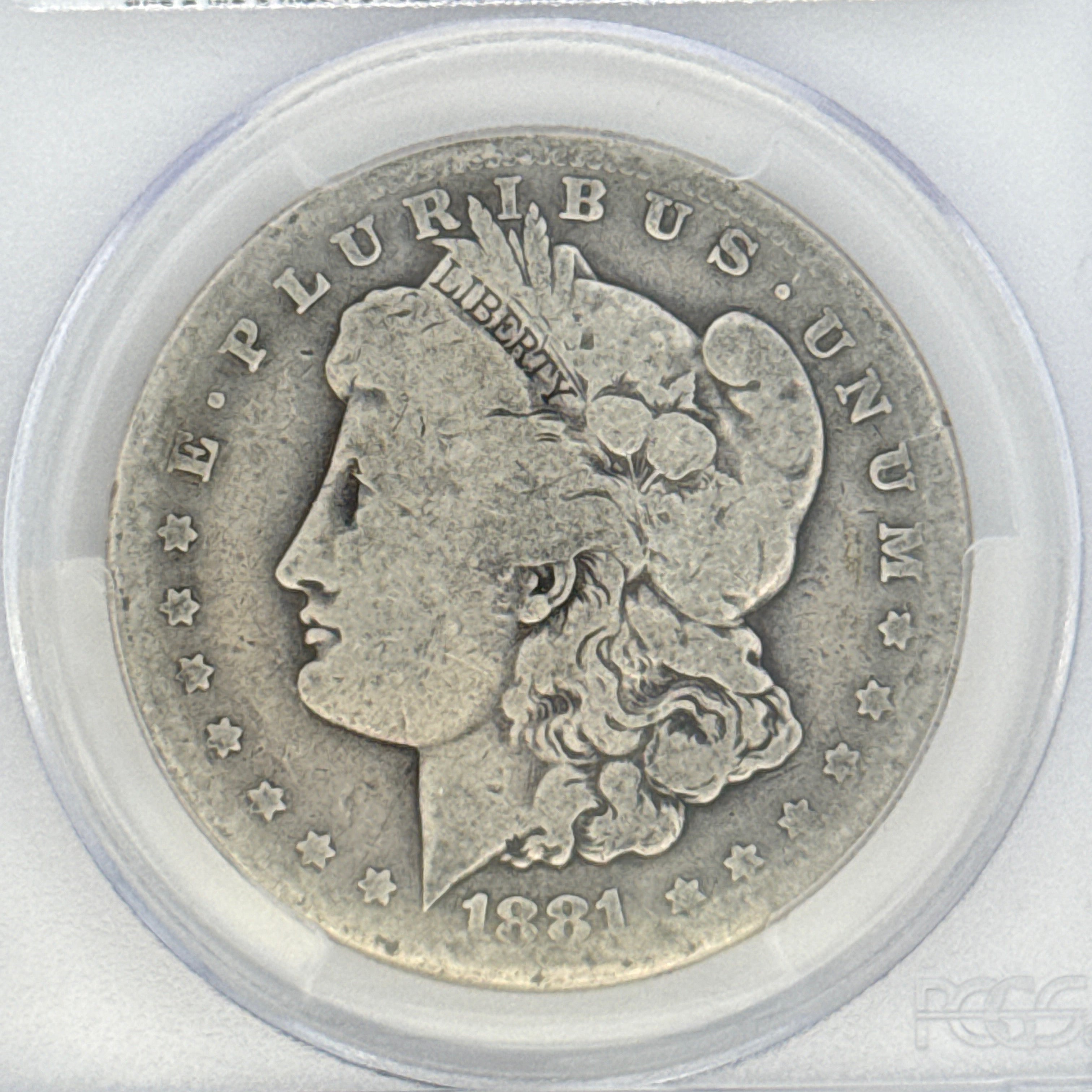 1881-S Morgan Silver Dollar AG3 PCGS Graded