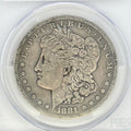 1881-S Morgan Silver Dollar F12 PCGS Graded