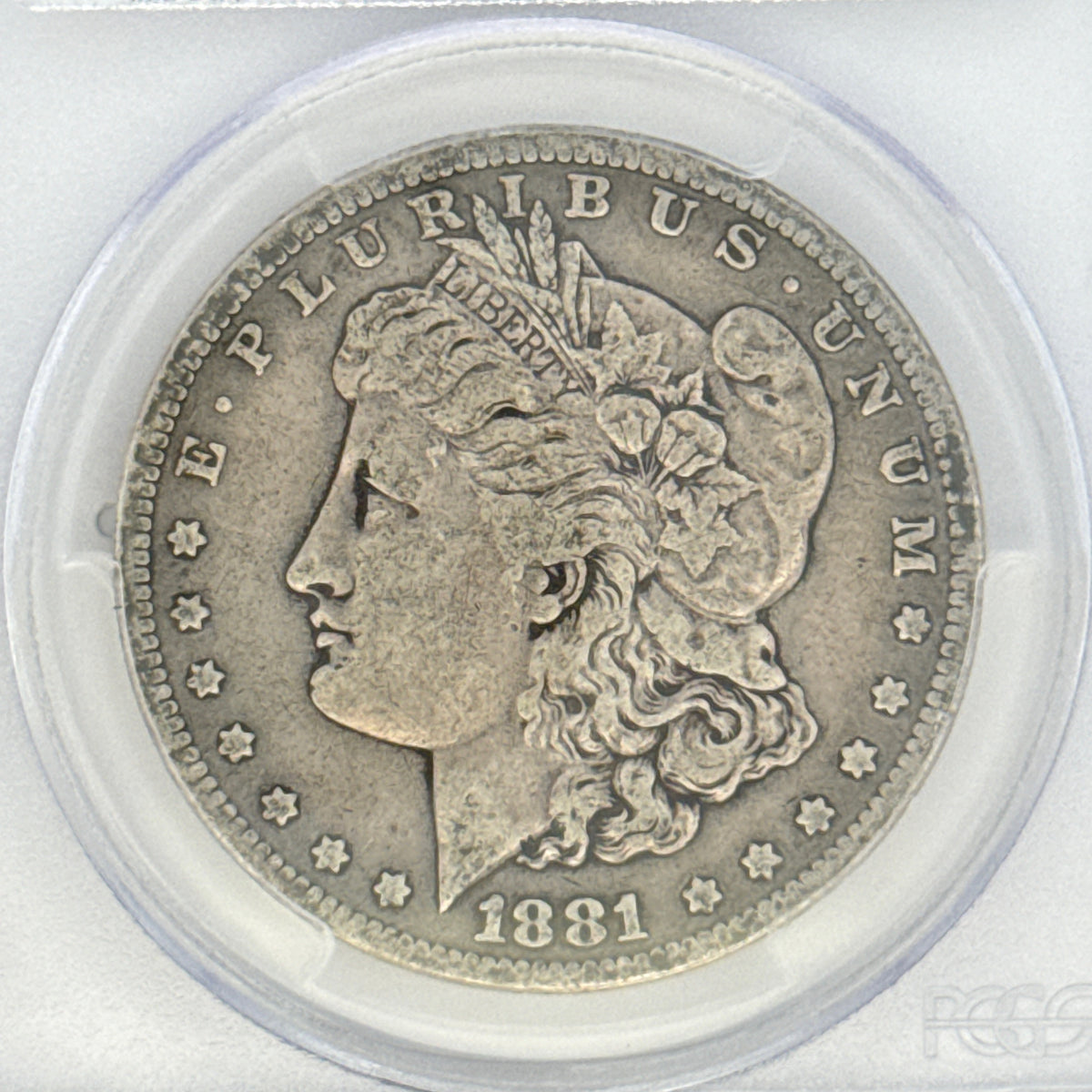 1881-S Morgan Silver Dollar F12 PCGS Graded