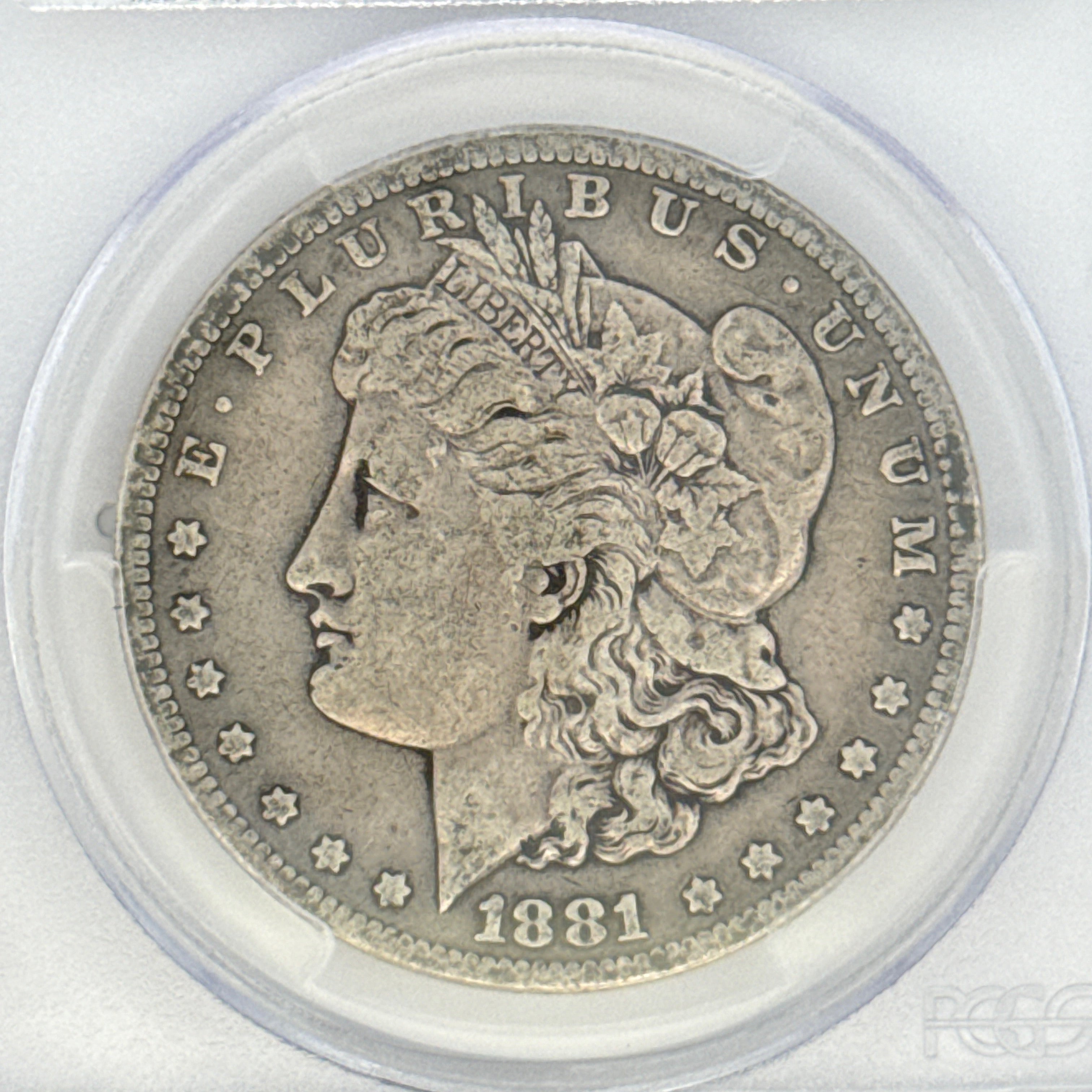 1881-S Morgan Silver Dollar F12 PCGS Graded