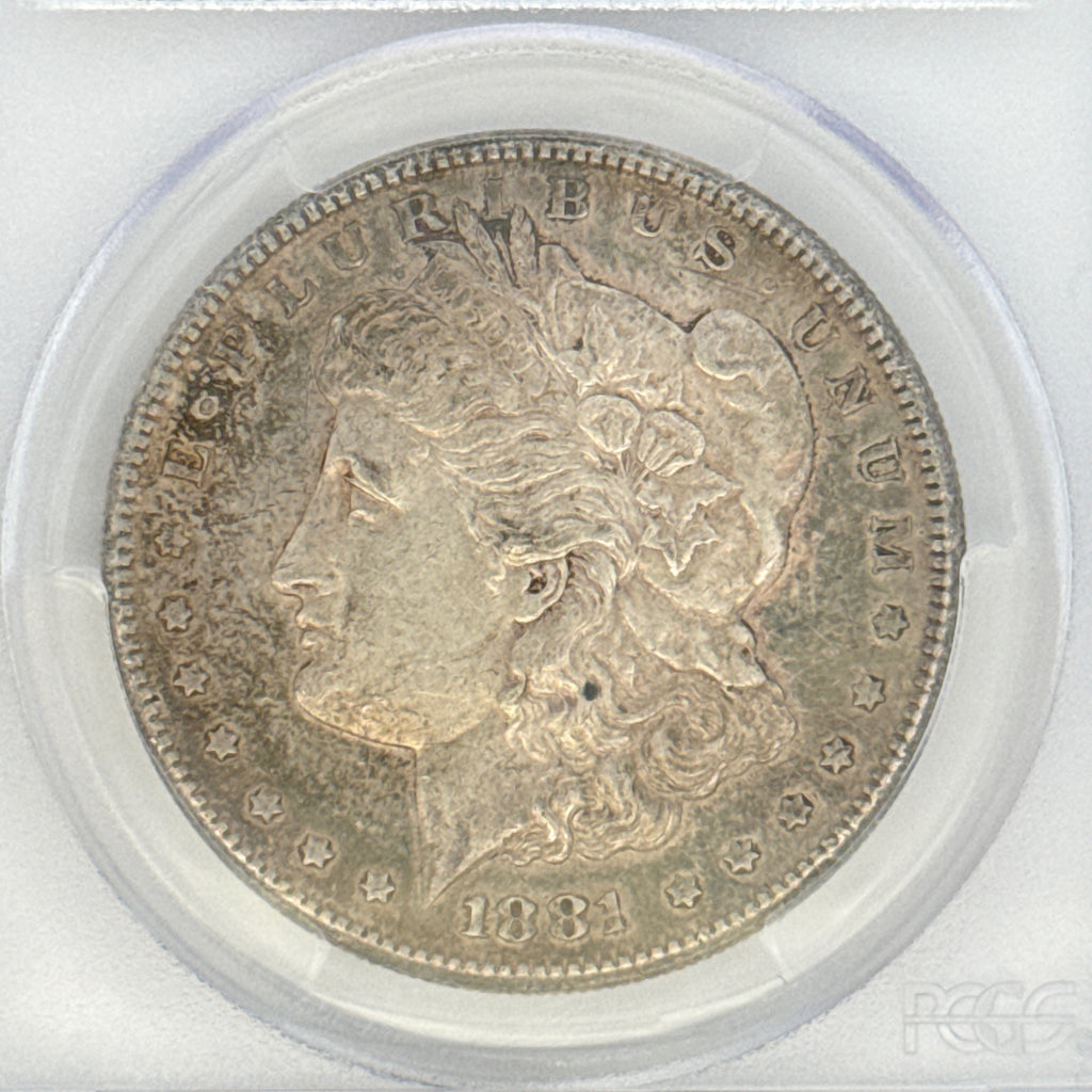 1881-S Morgan Silver Dollar AU53 PCGS Graded