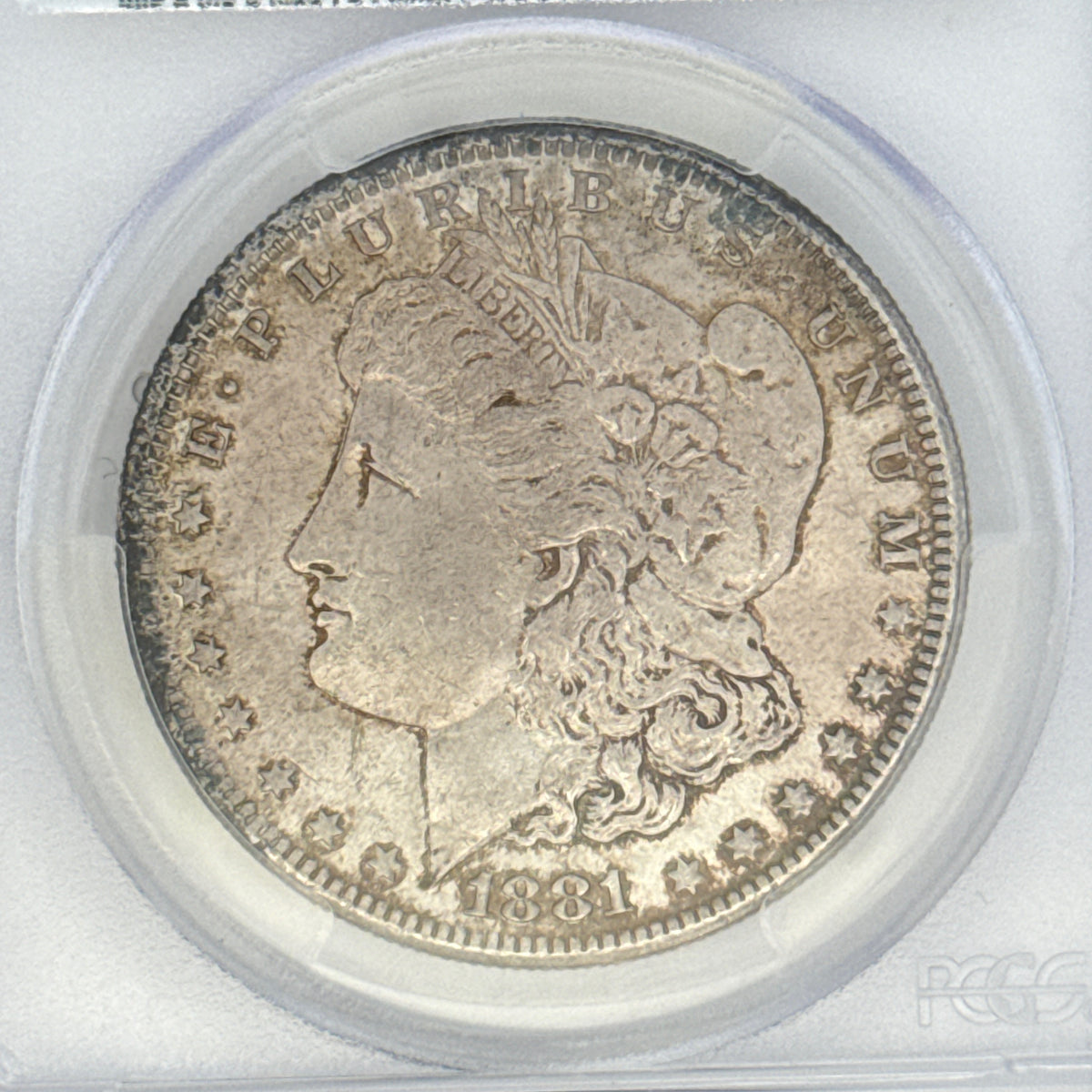 1881-S Morgan Silver Dollar MS62 PCGS Graded