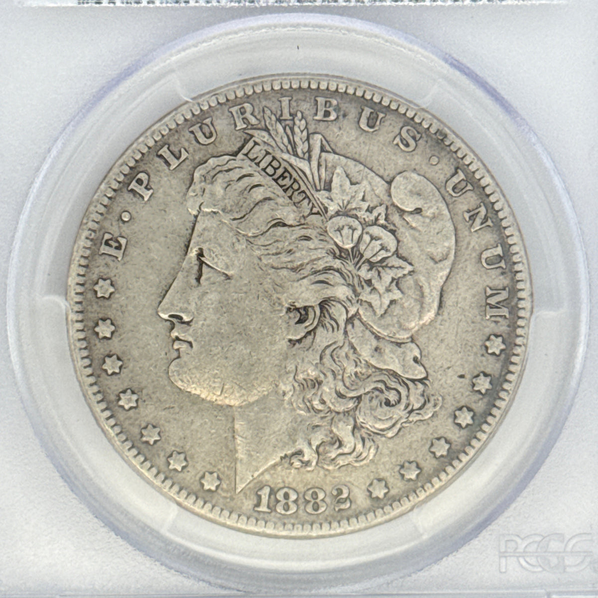 1882 Morgan Silver Dollar VF20 PCGS Graded