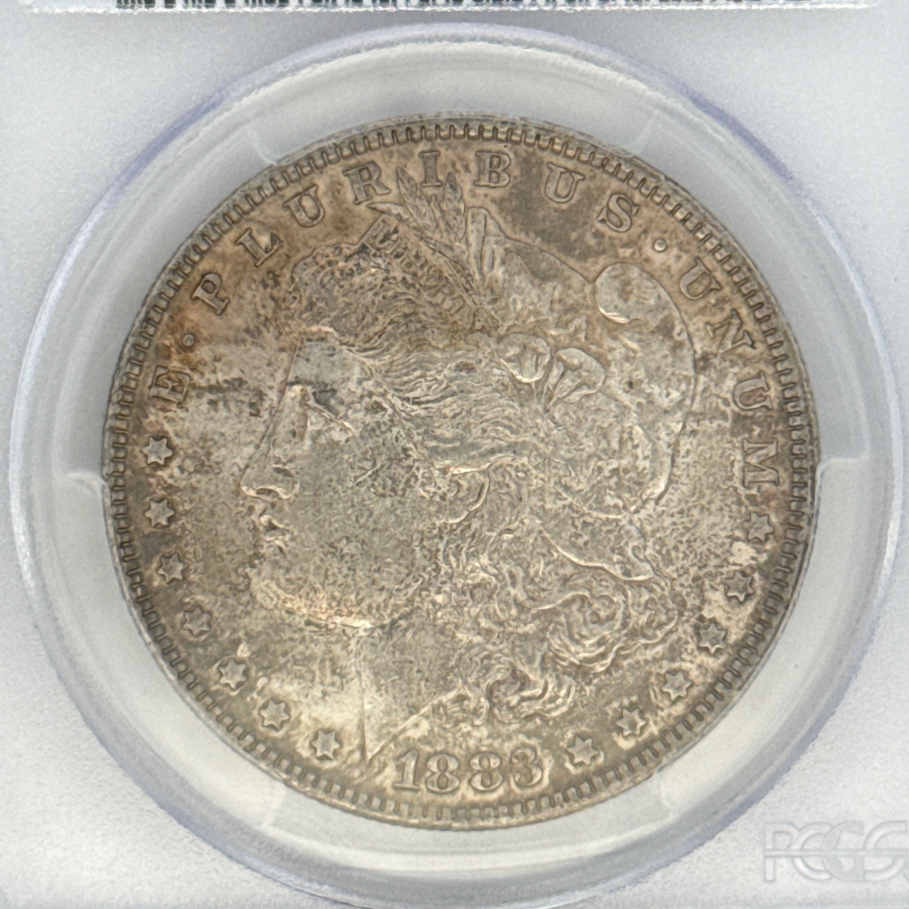 1883 Morgan Silver Dollar AU55 PCGS Graded