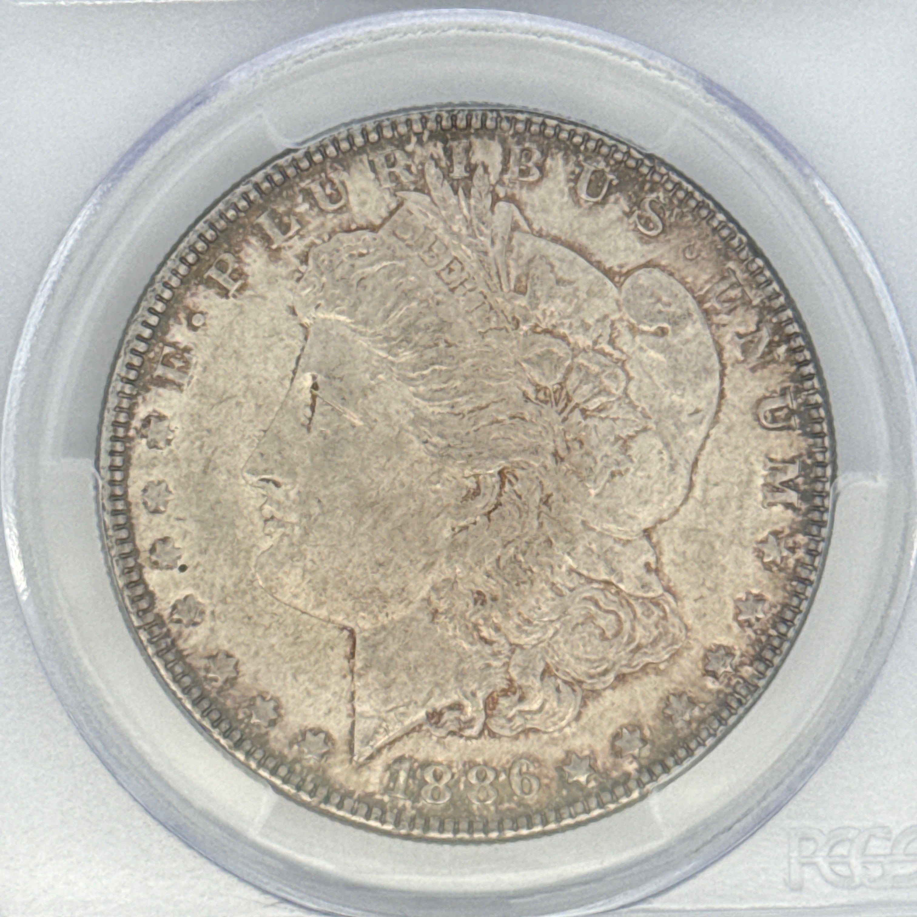 1886 Morgan Silver Dollar MS62 PCGS Graded