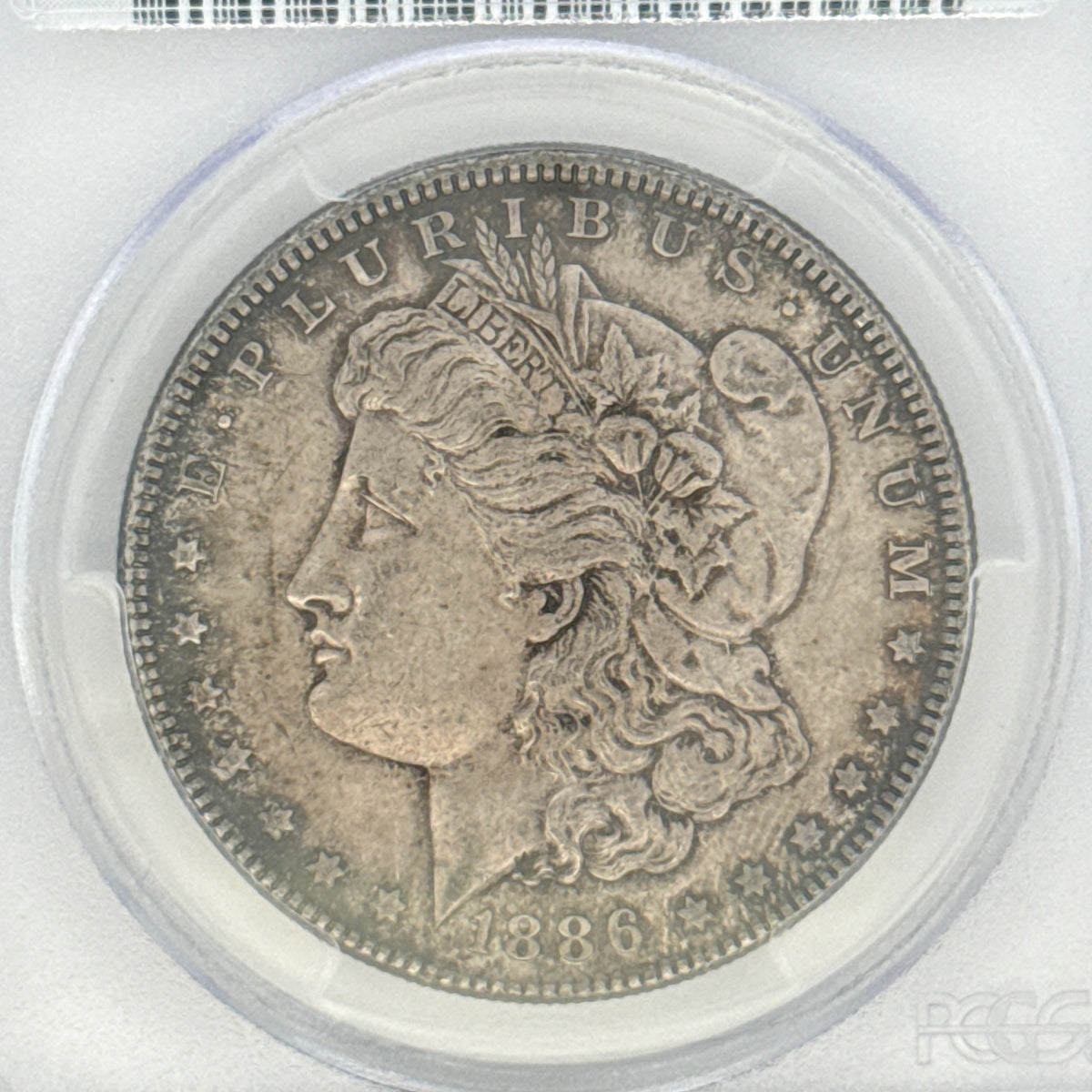 1886 Morgan Silver Dollar MS62 PCGS Graded