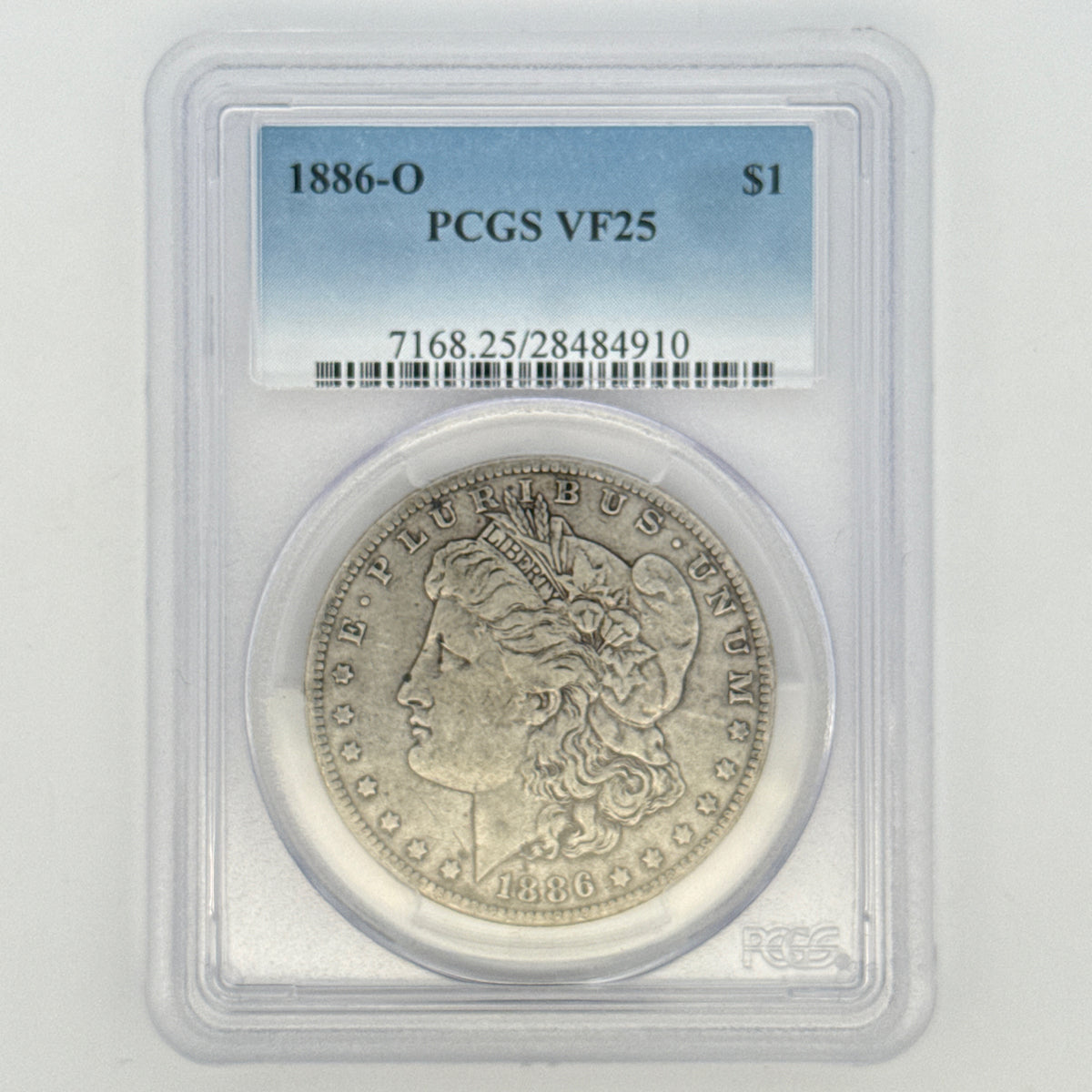 1886-O Morgan Silver Dollar VF25 PCGS Graded