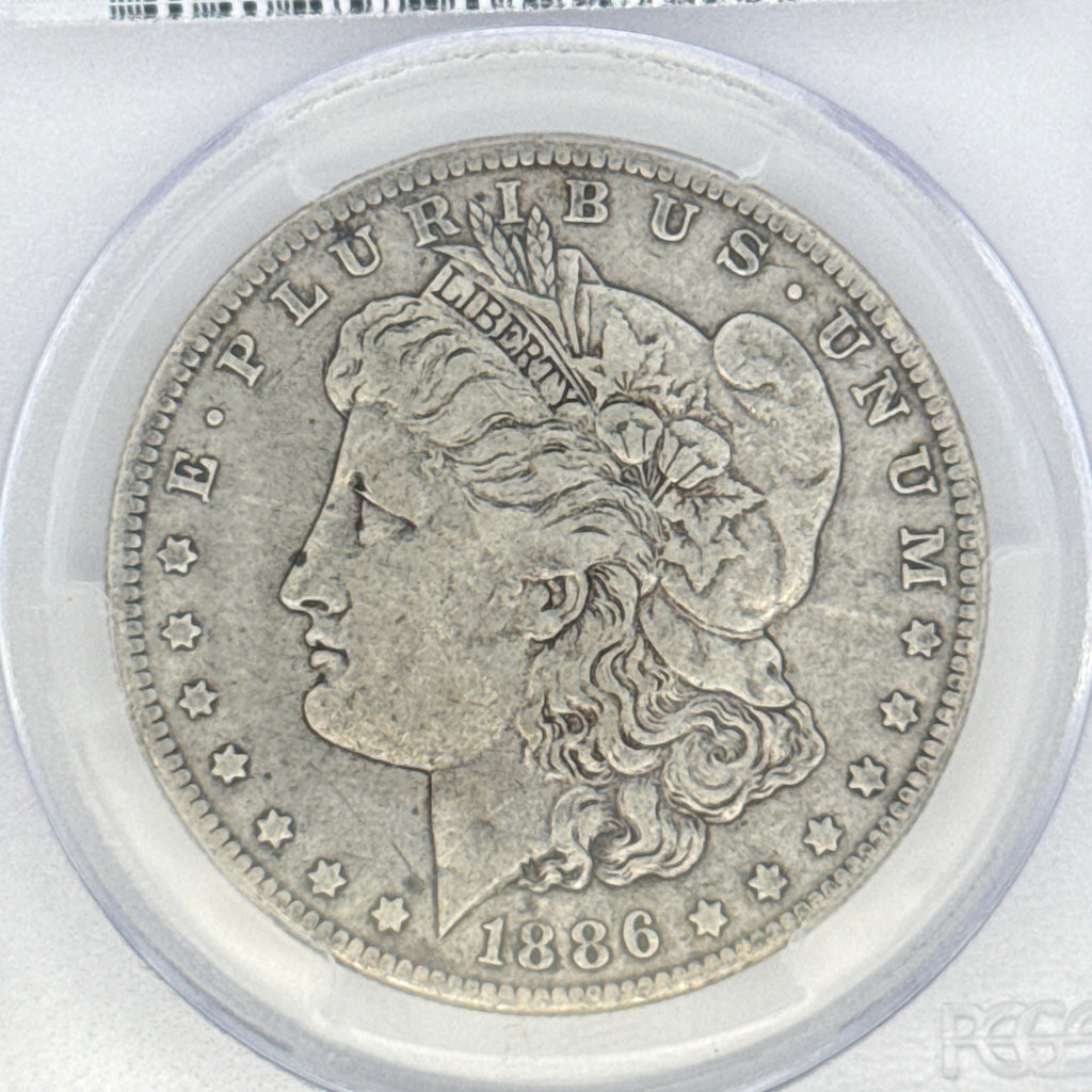 1886-O Morgan Silver Dollar VF25 PCGS Graded