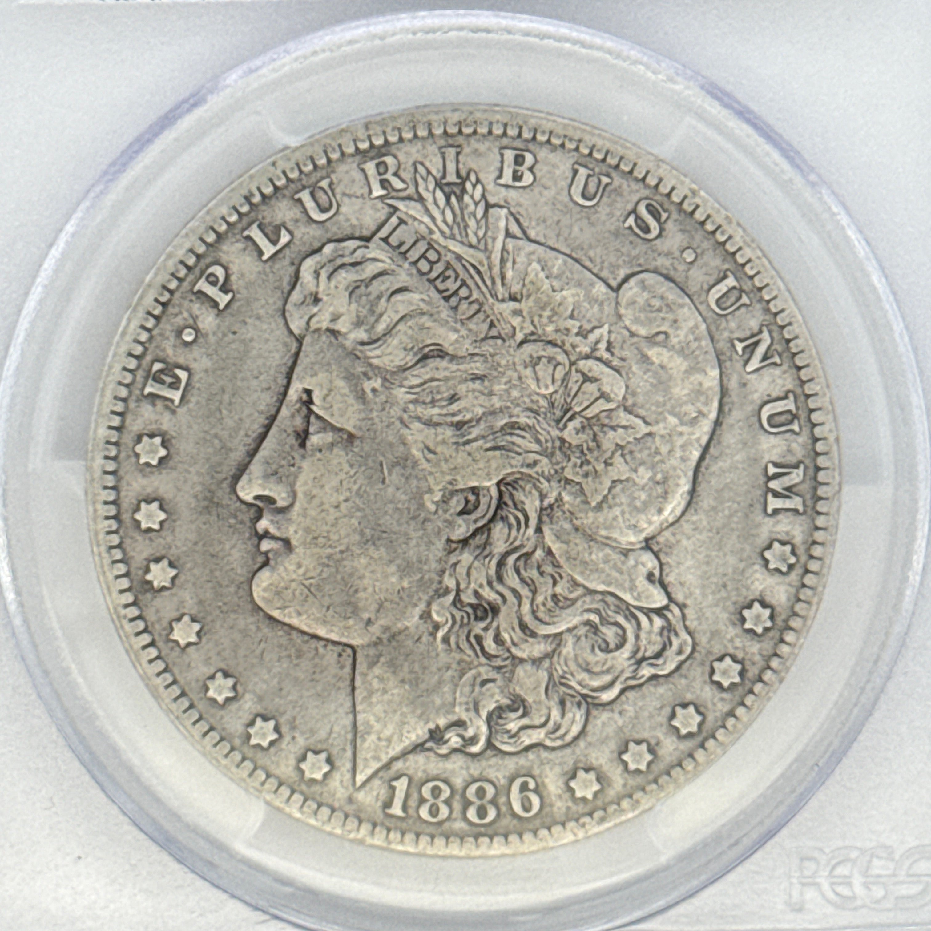 1886-O Morgan Silver Dollar VF25 PCGS Graded