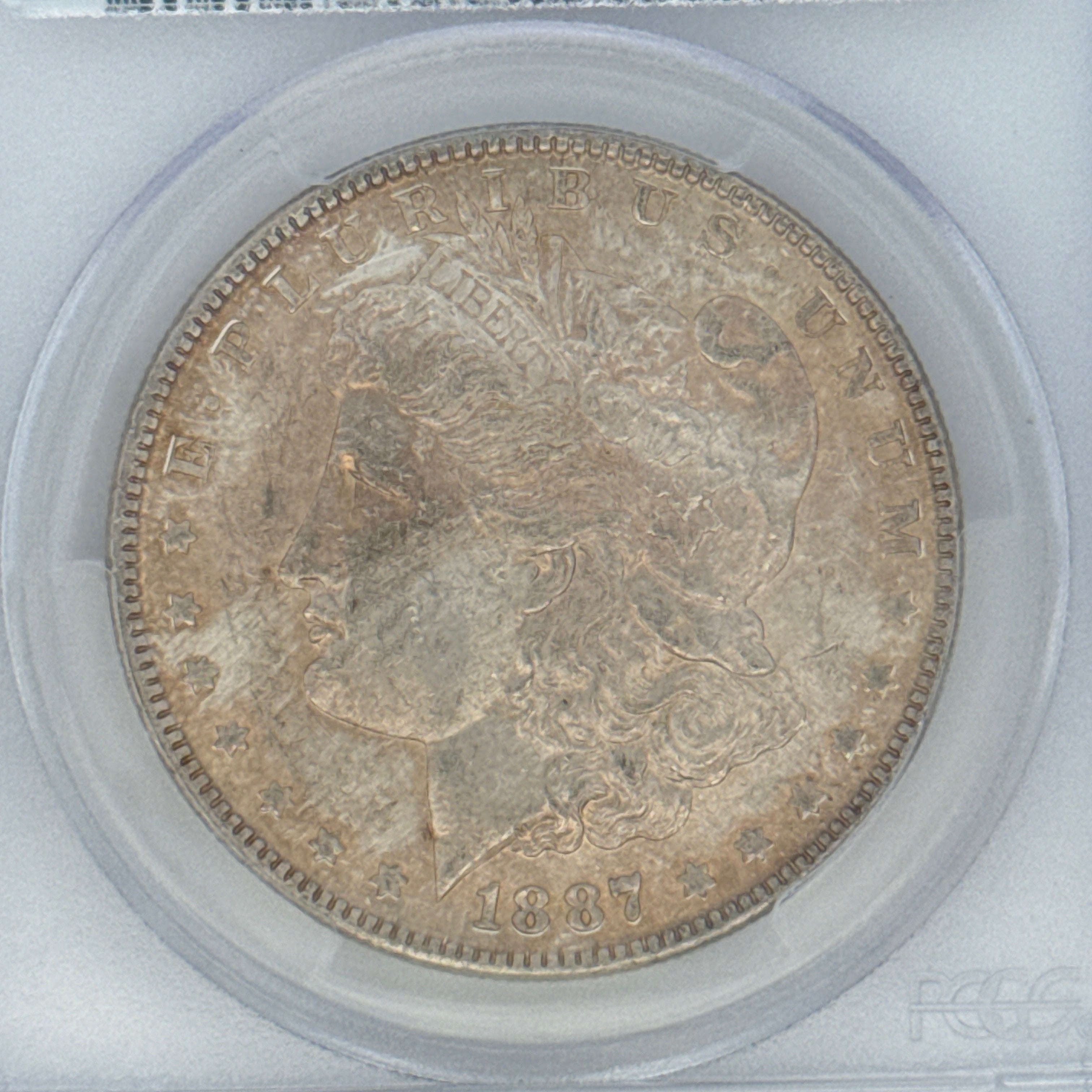 1887 Morgan Silver Dollar MS62 PCGS Graded