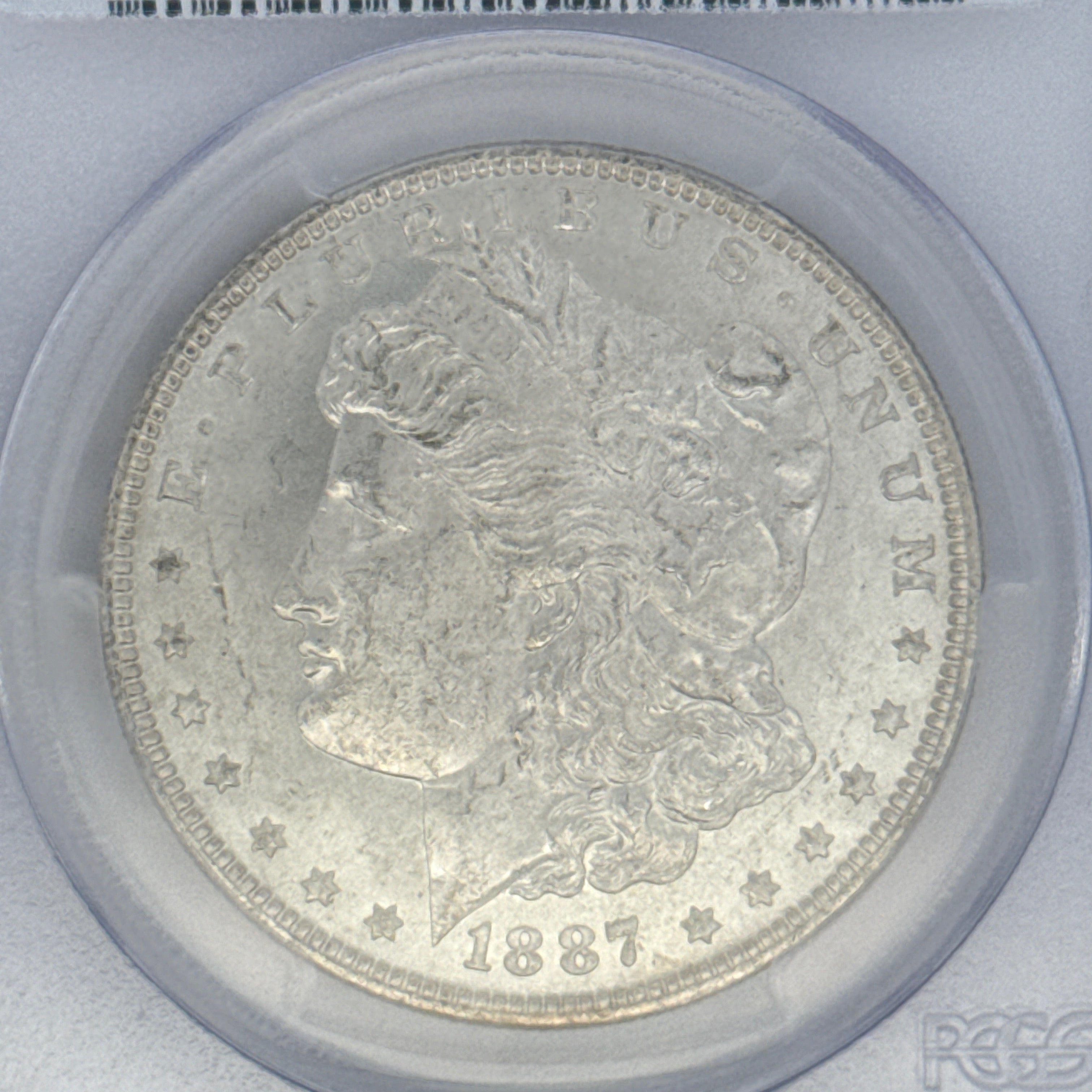 1887 Morgan Silver Dollar MS63 PCGS Graded