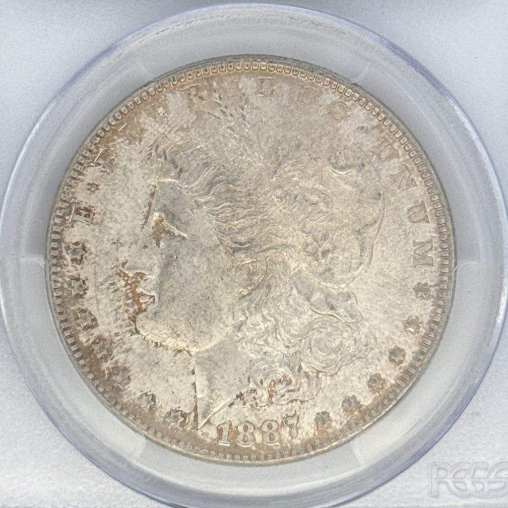1887 Morgan Silver Dollar MS63 PCGS Graded