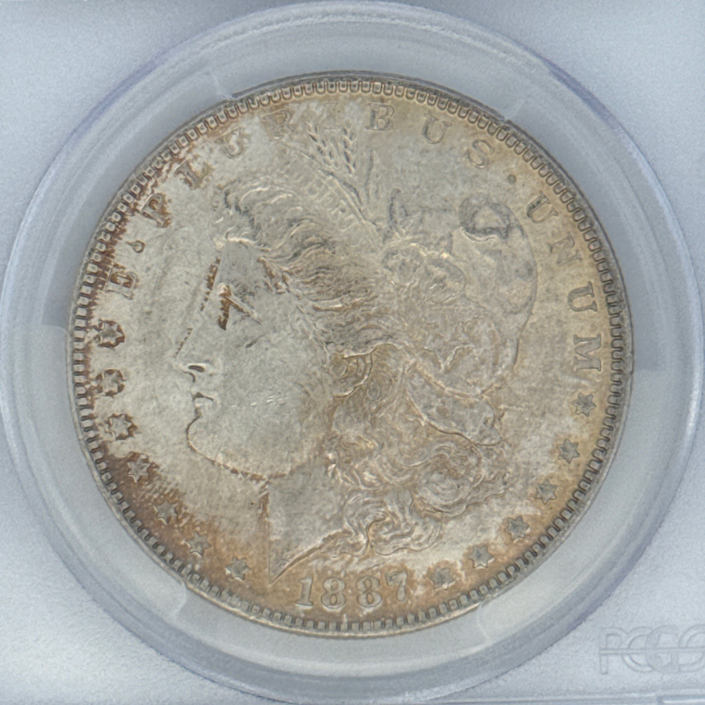 1887 Morgan Silver Dollar MS63 PCGS Graded