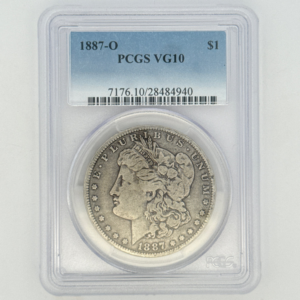1887-O Morgan Silver Dollar VG10 PCGS Graded