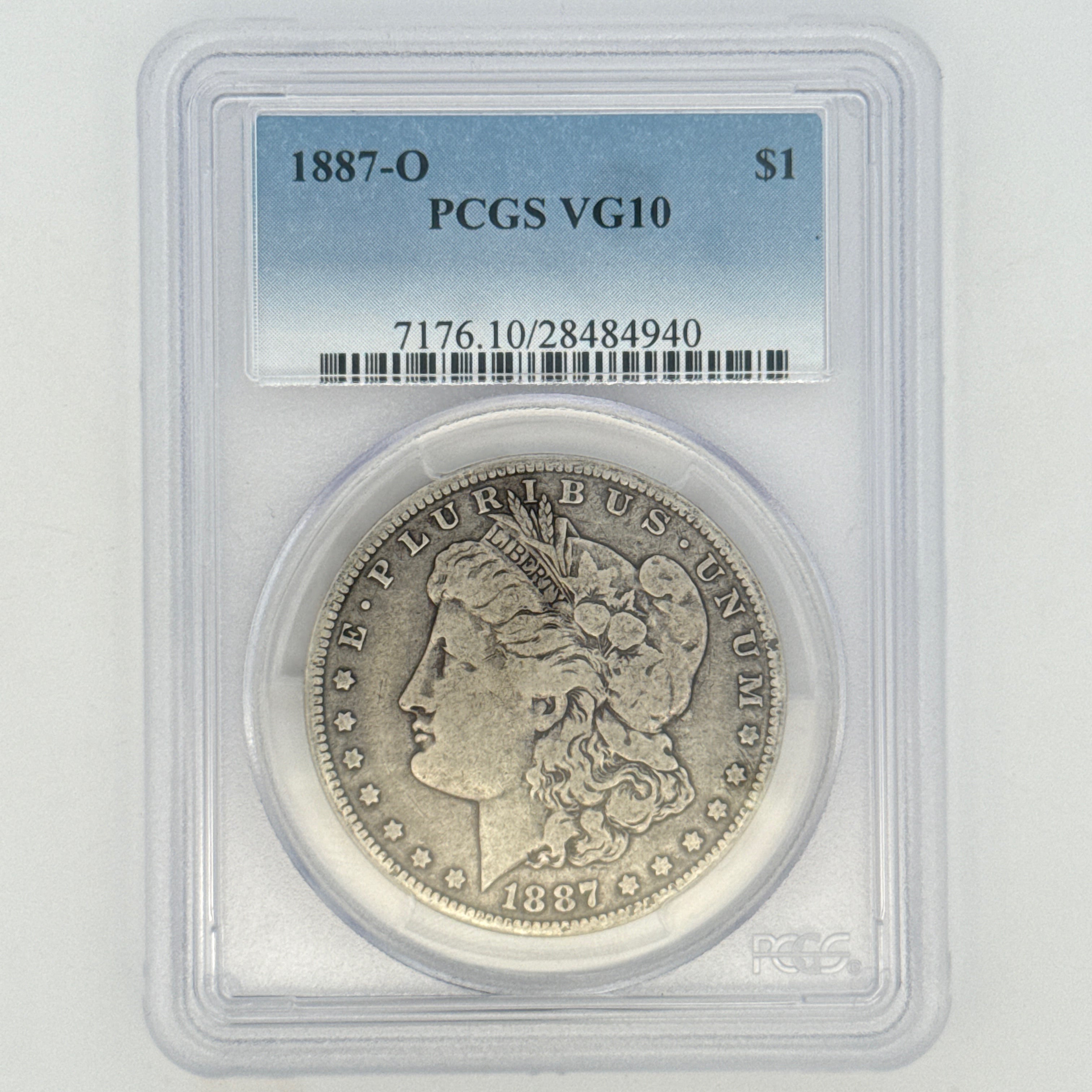 1887-O Morgan Silver Dollar VG10 PCGS Graded