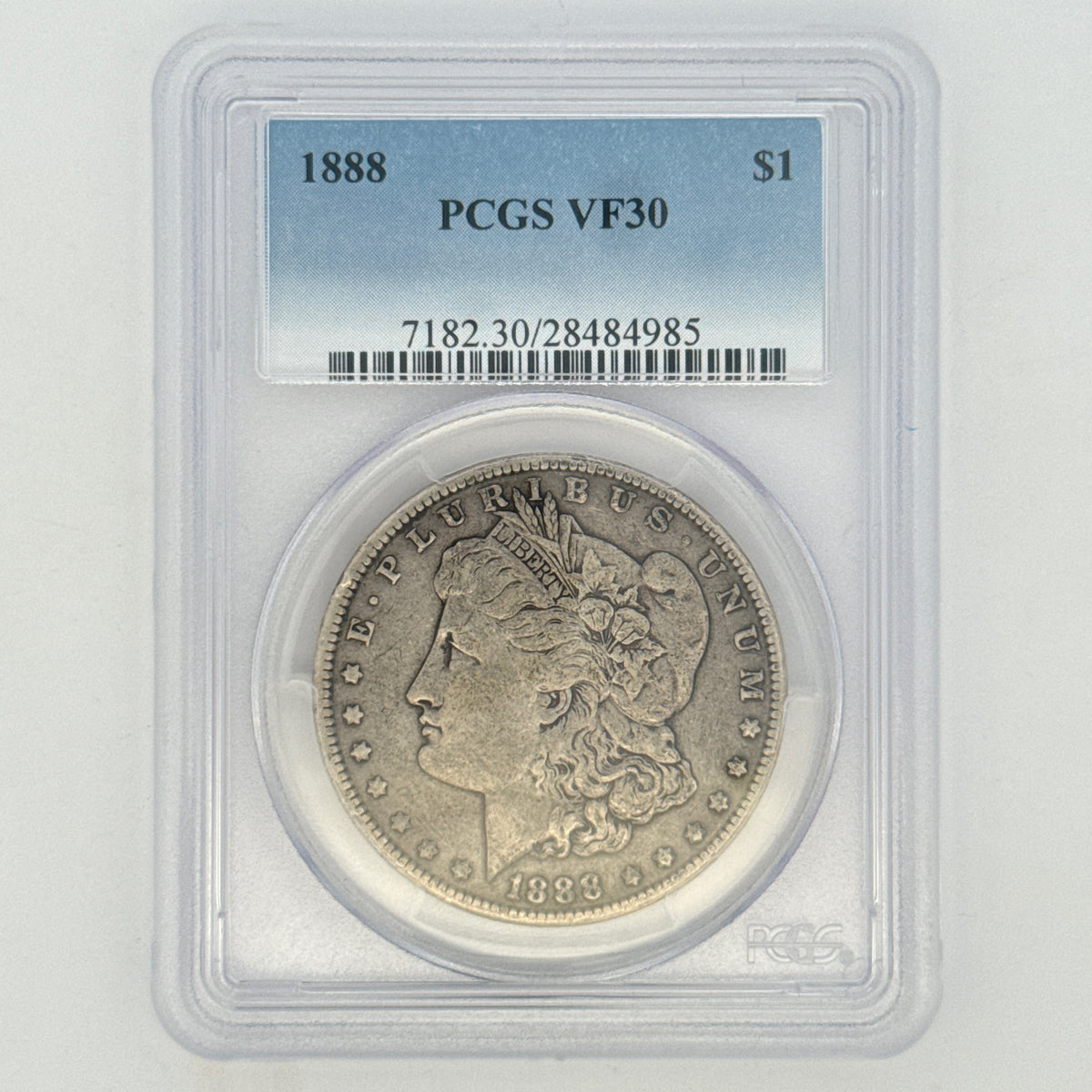 1888 Morgan Silver Dollar VF30 PCGS Graded