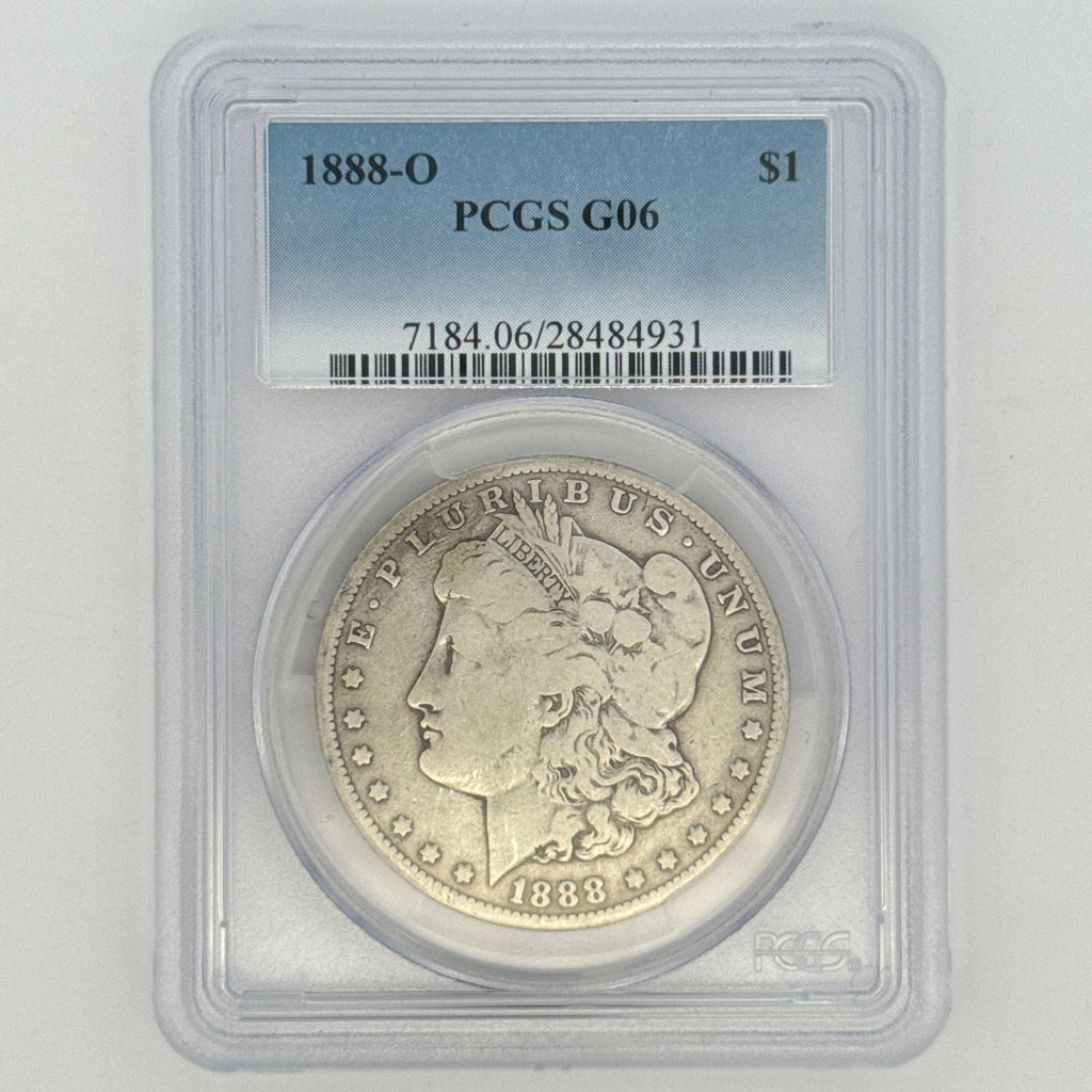 1888-O Morgan Silver Dollar G6 PCGS Graded