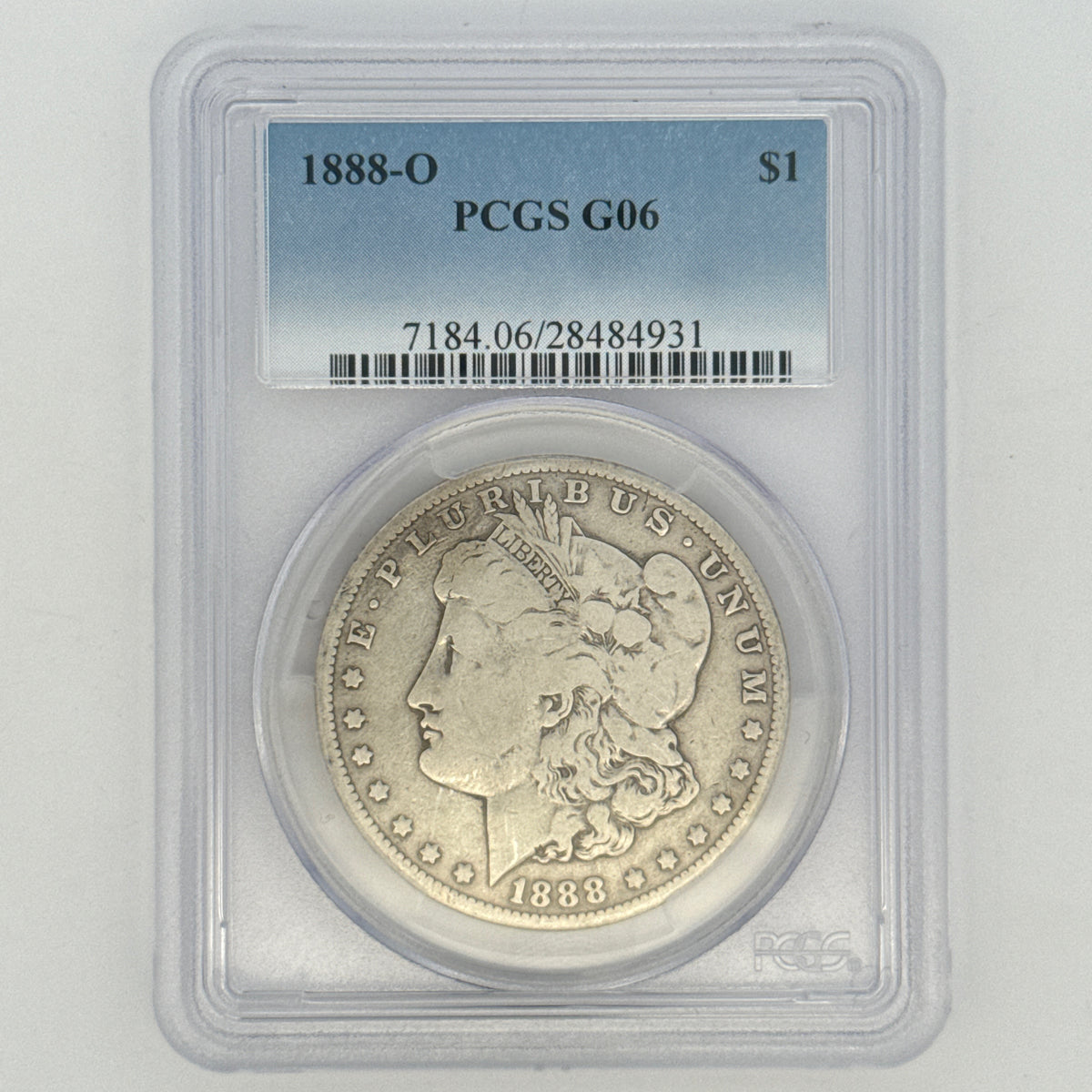 1888-O Morgan Silver Dollar G6 PCGS Graded