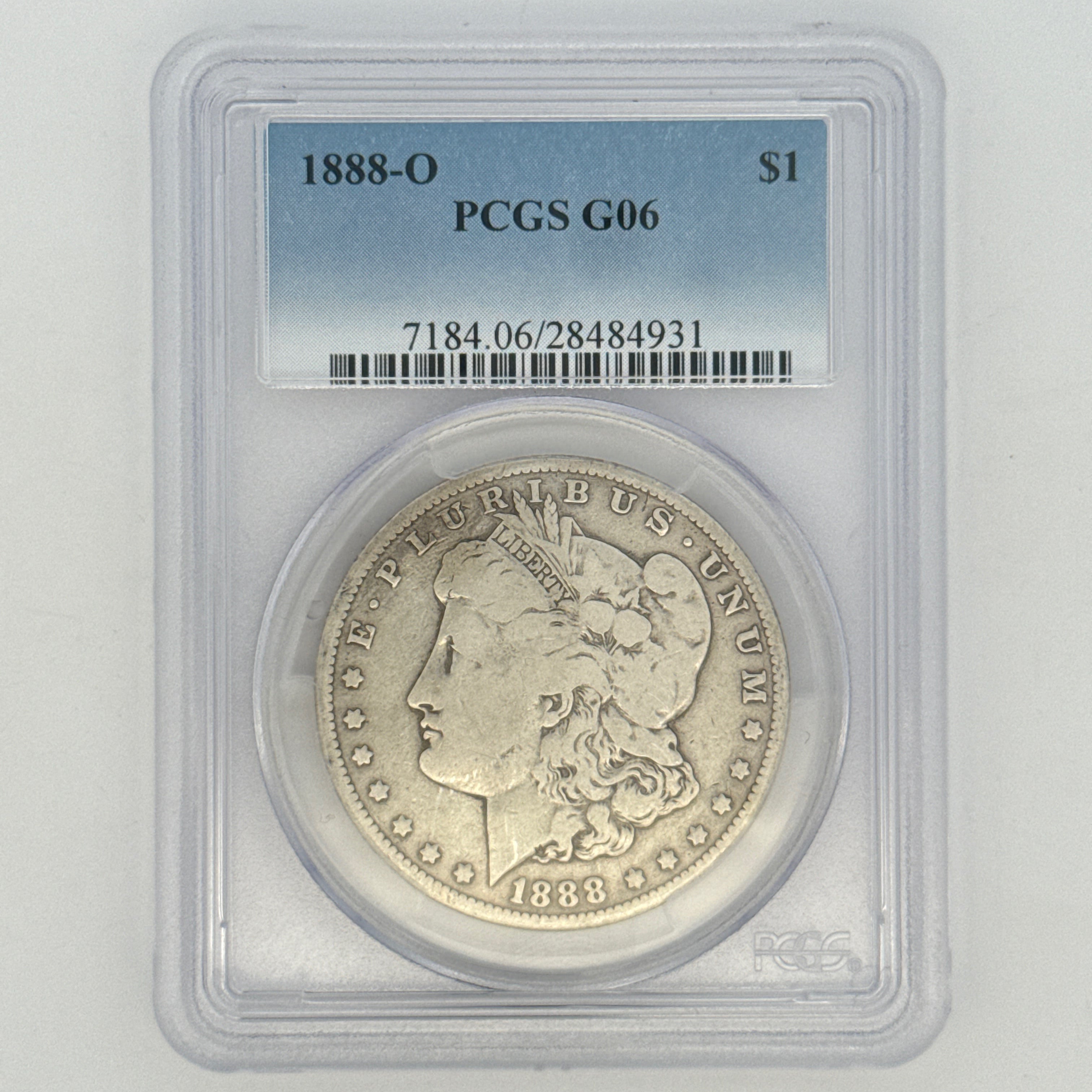 1888-O Morgan Silver Dollar G6 PCGS Graded