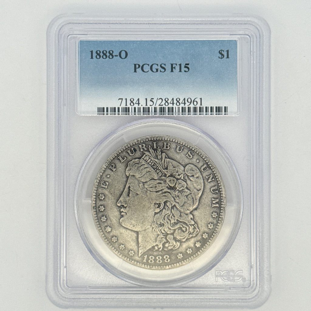 1888-O Morgan Silver Dollar F15 PCGS Graded