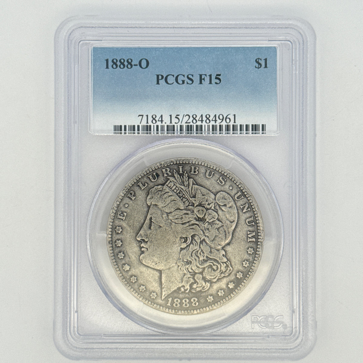 1888-O Morgan Silver Dollar F15 PCGS Graded