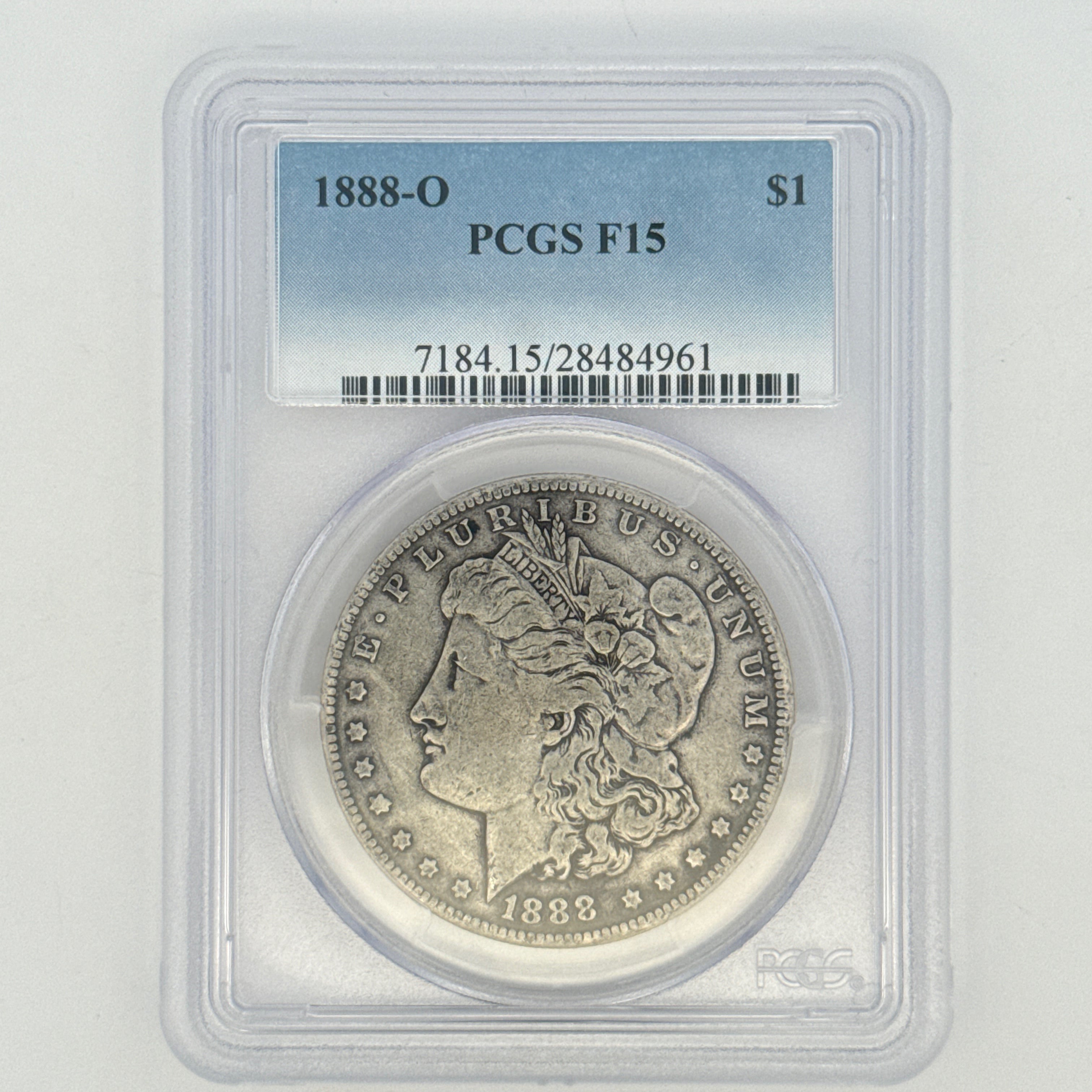 1888-O Morgan Silver Dollar F15 PCGS Graded