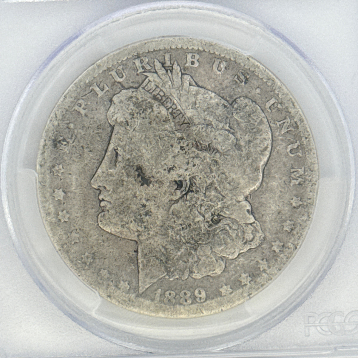 1889 Morgan Silver Dollar AG3 PCGS Graded