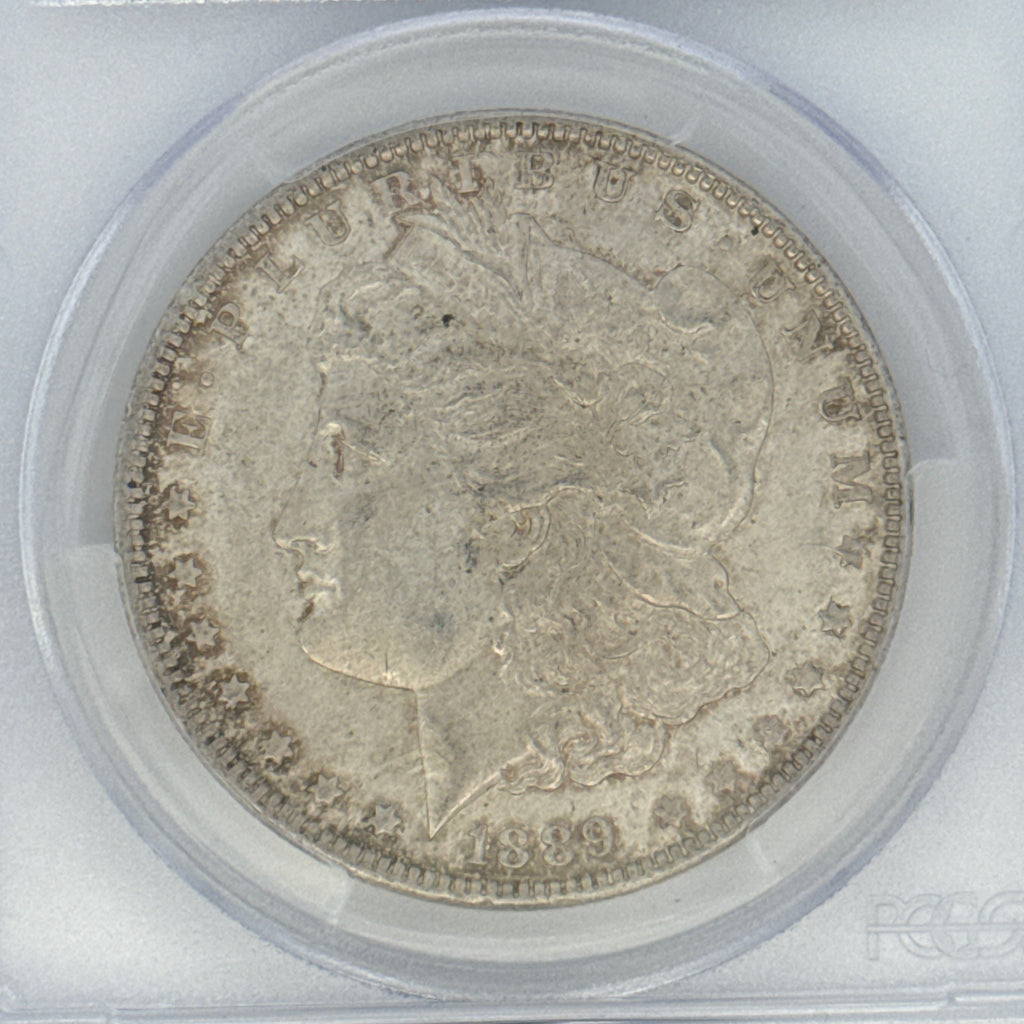 1889 Morgan Silver Dollar AU55 PCGS Graded