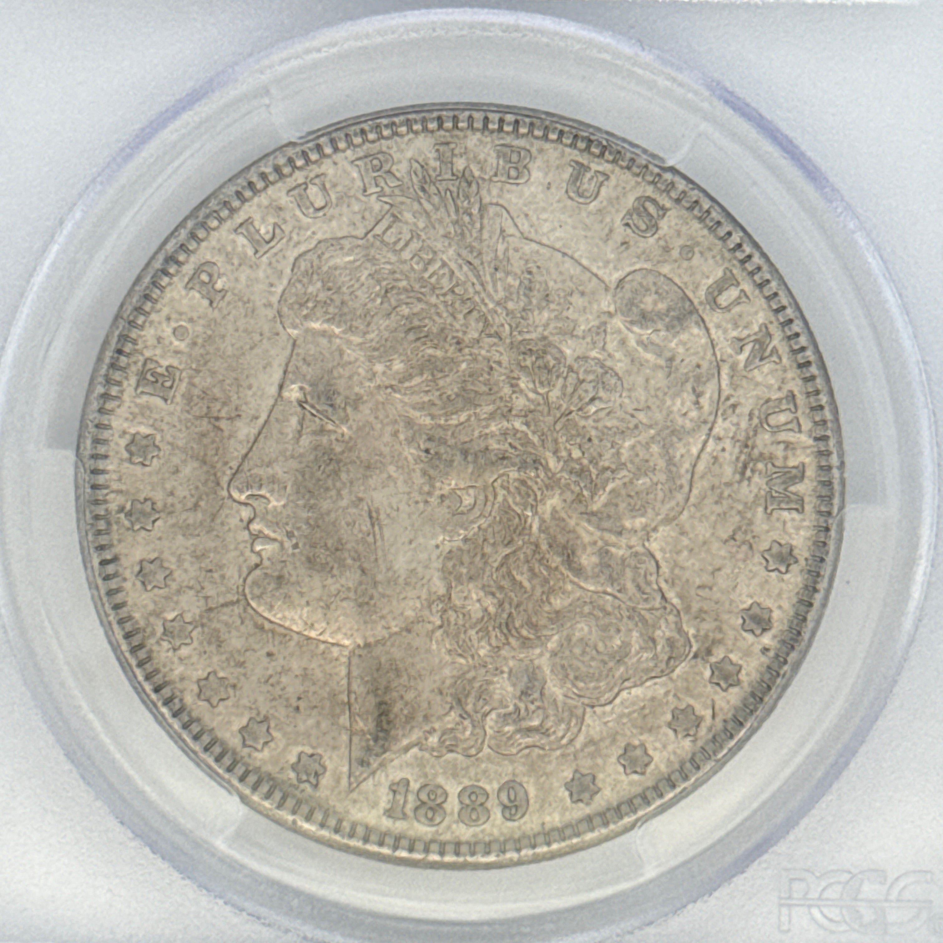 1889 Morgan Silver Dollar AU55 PCGS Graded