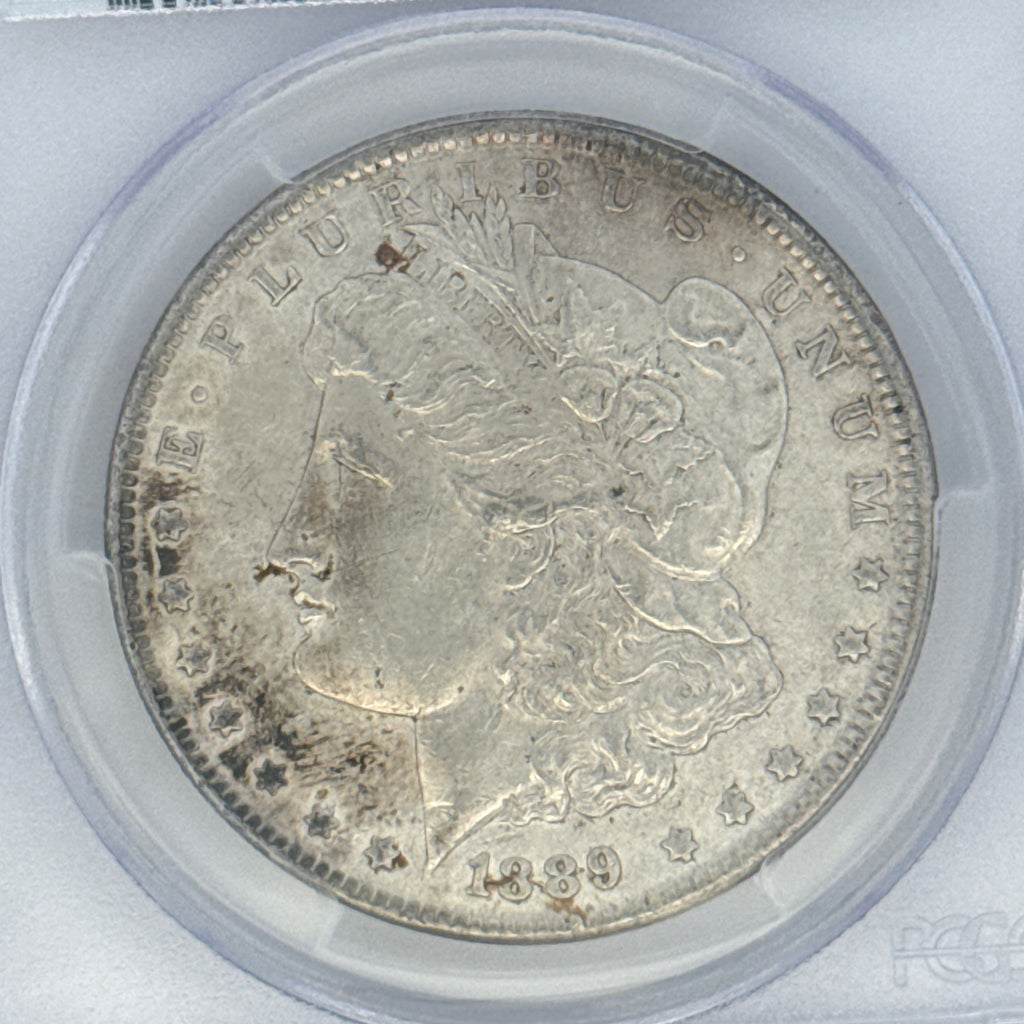 1889 Morgan Silver Dollar AU55 PCGS Graded