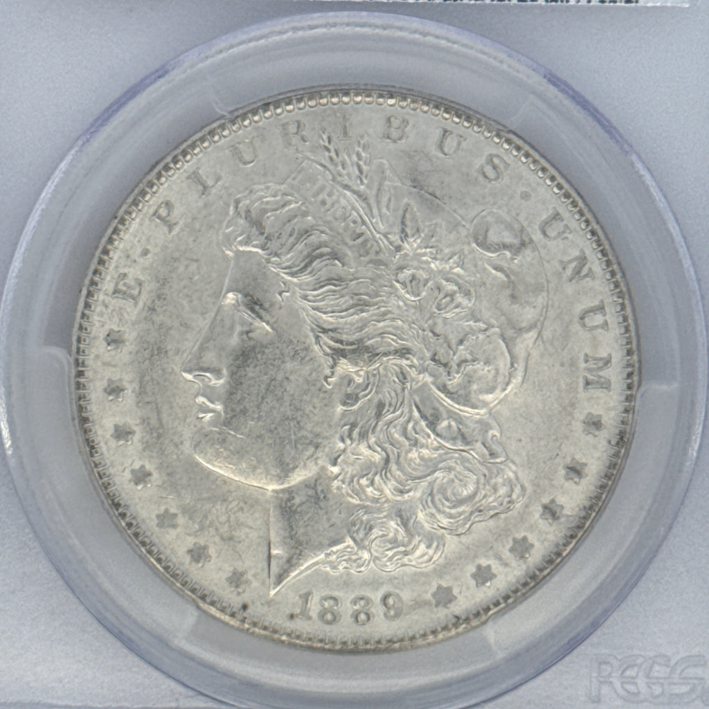 1889 Morgan Silver Dollar AU55 PCGS Graded