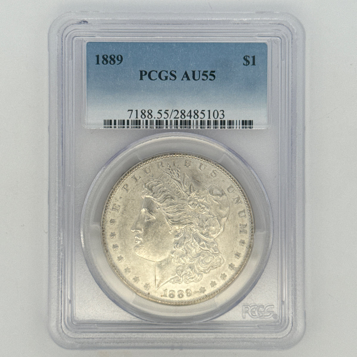 1889 Morgan Silver Dollar AU55 PCGS Graded
