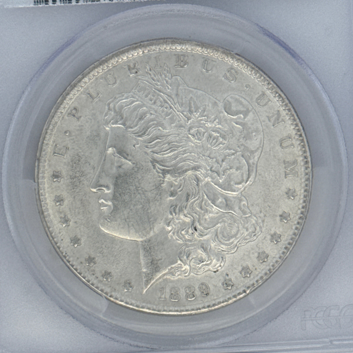 1889 Morgan Silver Dollar AU58 PCGS Graded