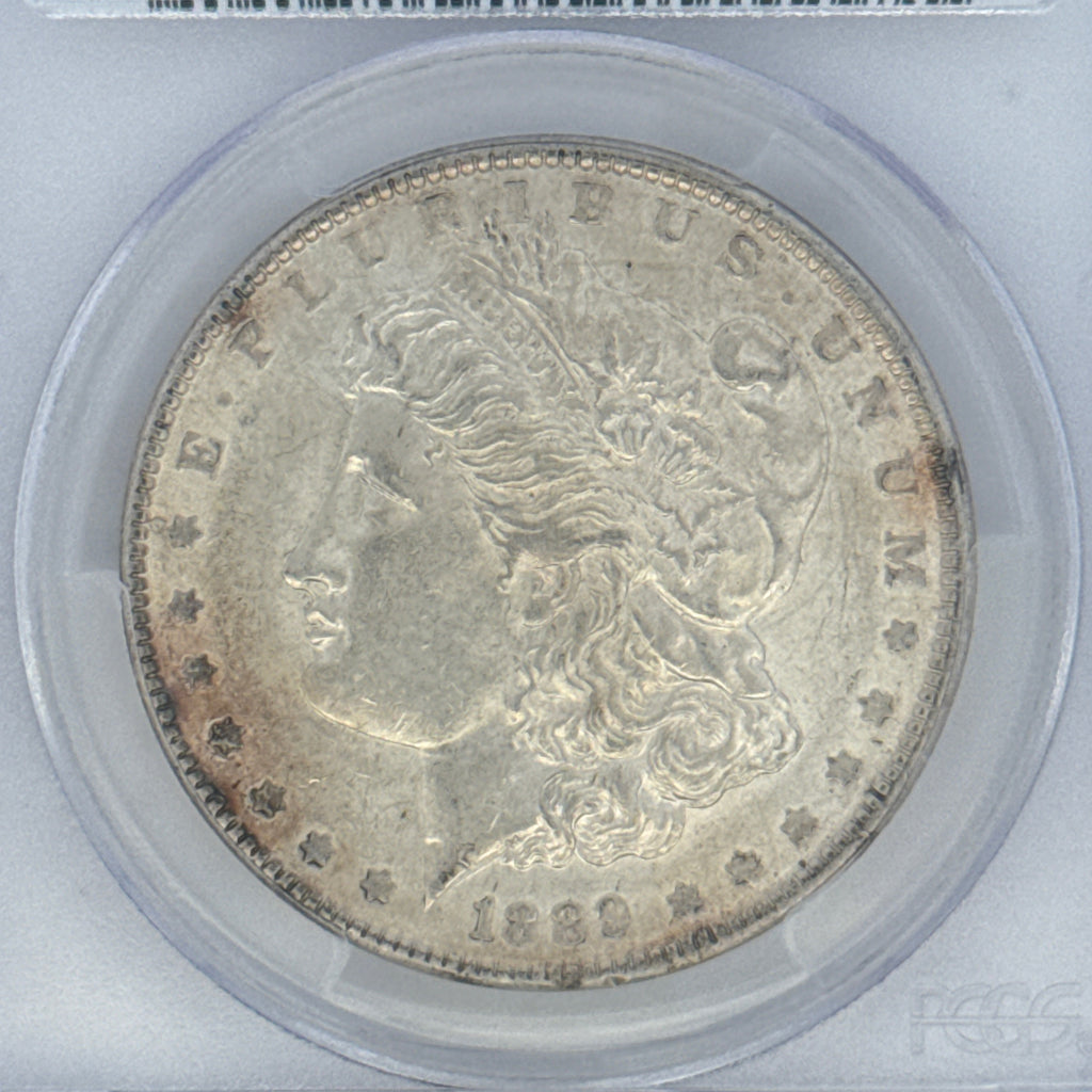 1889 Morgan Silver Dollar AU58 PCGS Graded