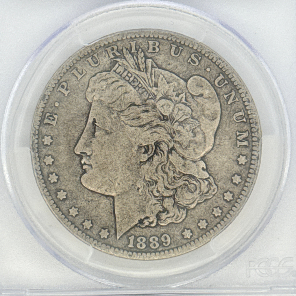 1889-O Morgan Silver Dollar F15 PCGS Graded