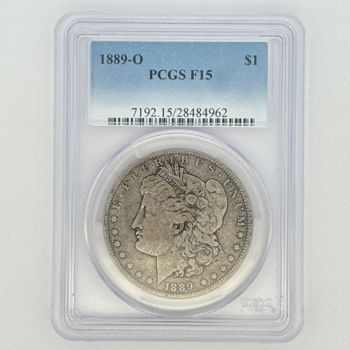 1889-O Morgan Silver Dollar F15 PCGS Graded