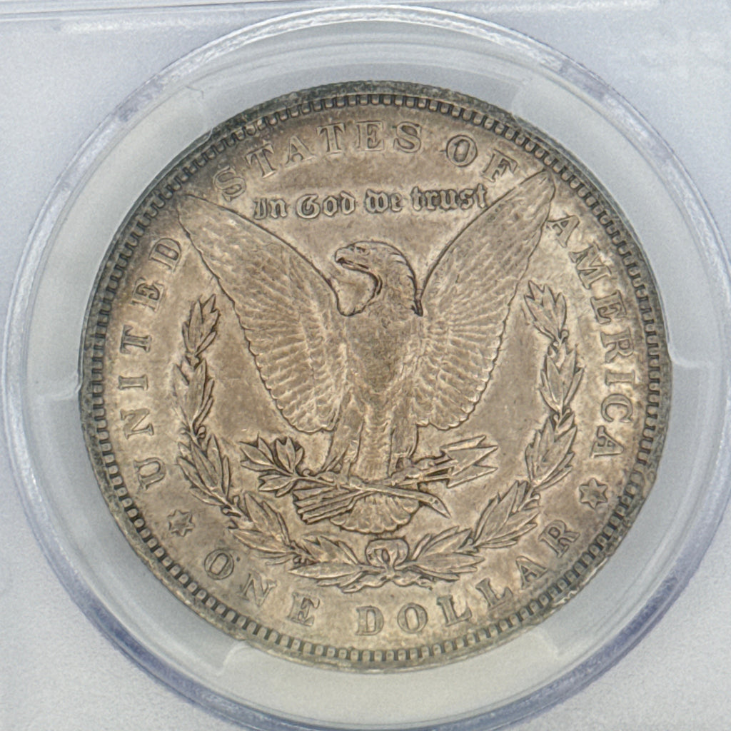 1890 Morgan Silver Dollar AU53 PCGS Graded