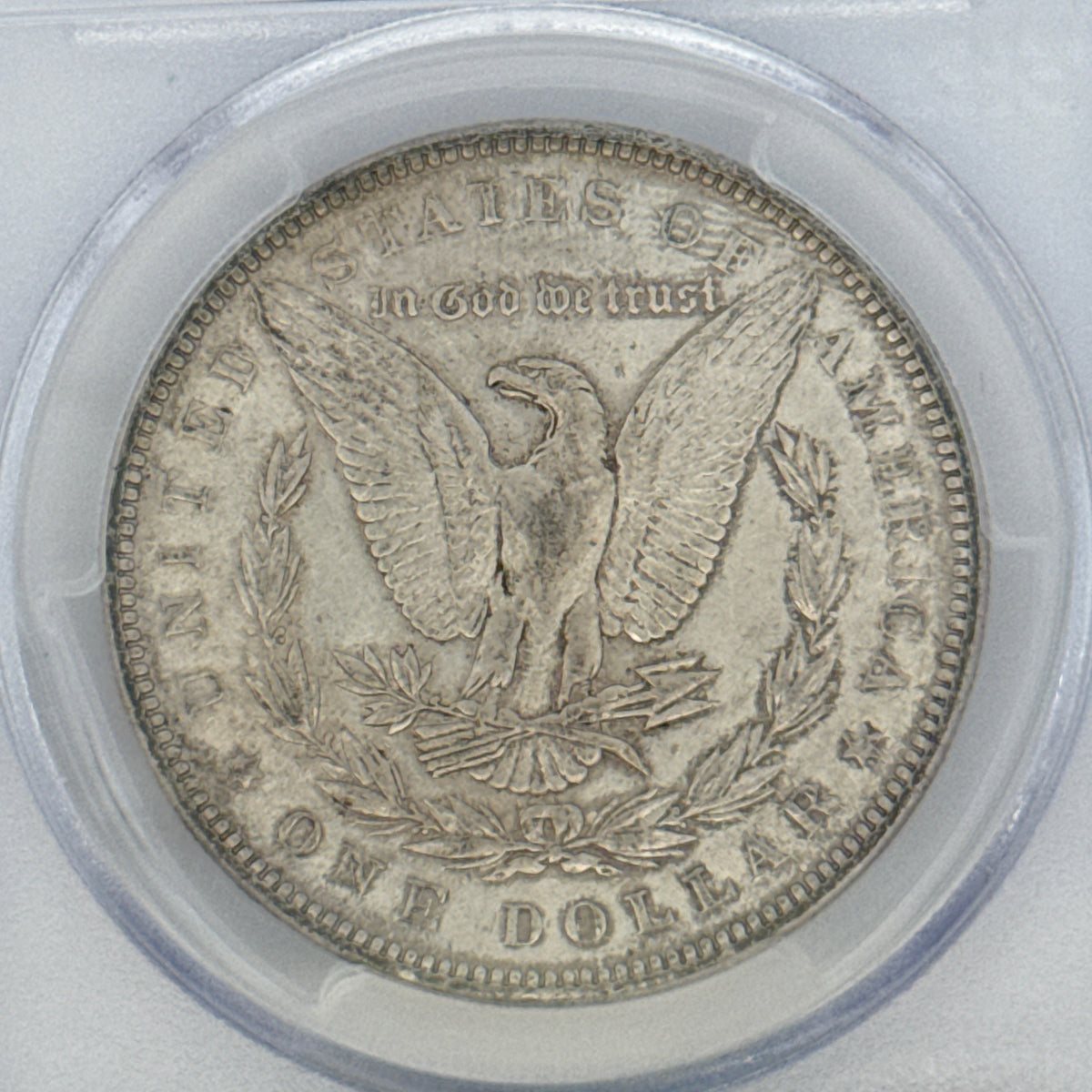 1890 Morgan Silver Dollar AU55 PCGS Graded
