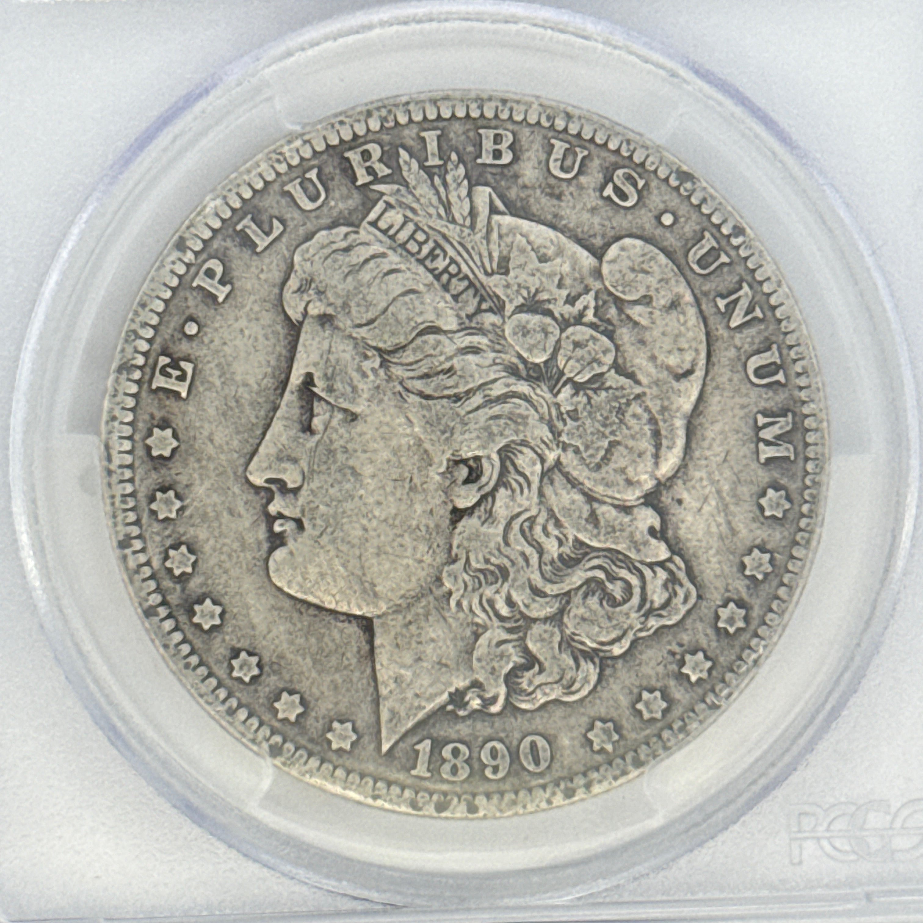 1890-O Morgan Silver Dollar F12 PCGS Graded